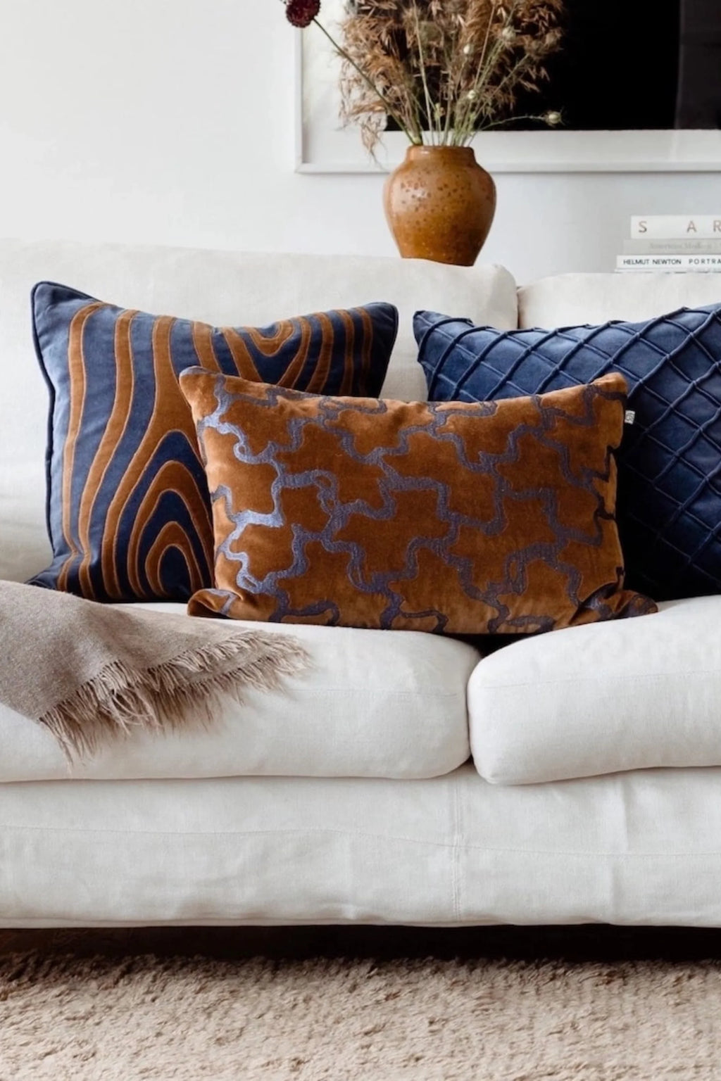 Chand Velvet Throw Pillow