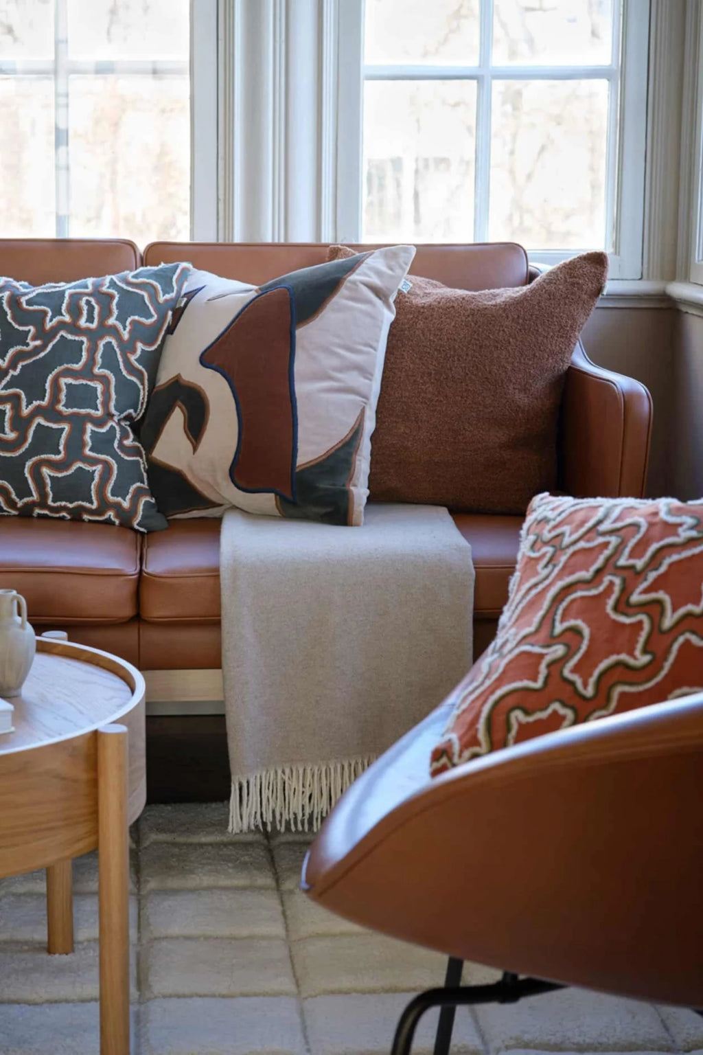 Kamal Linen Throw Pillow