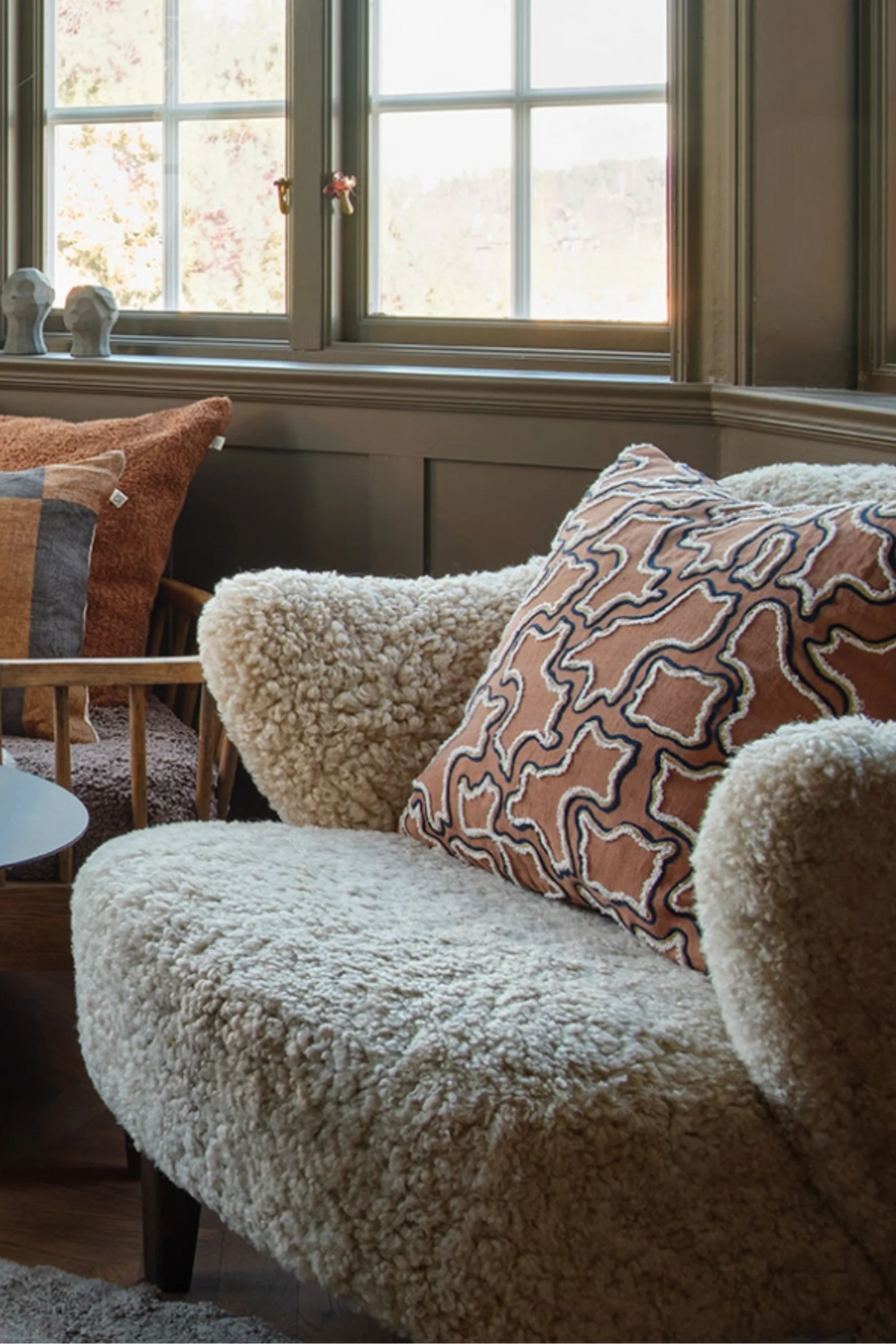 Kamal Linen Throw Pillow