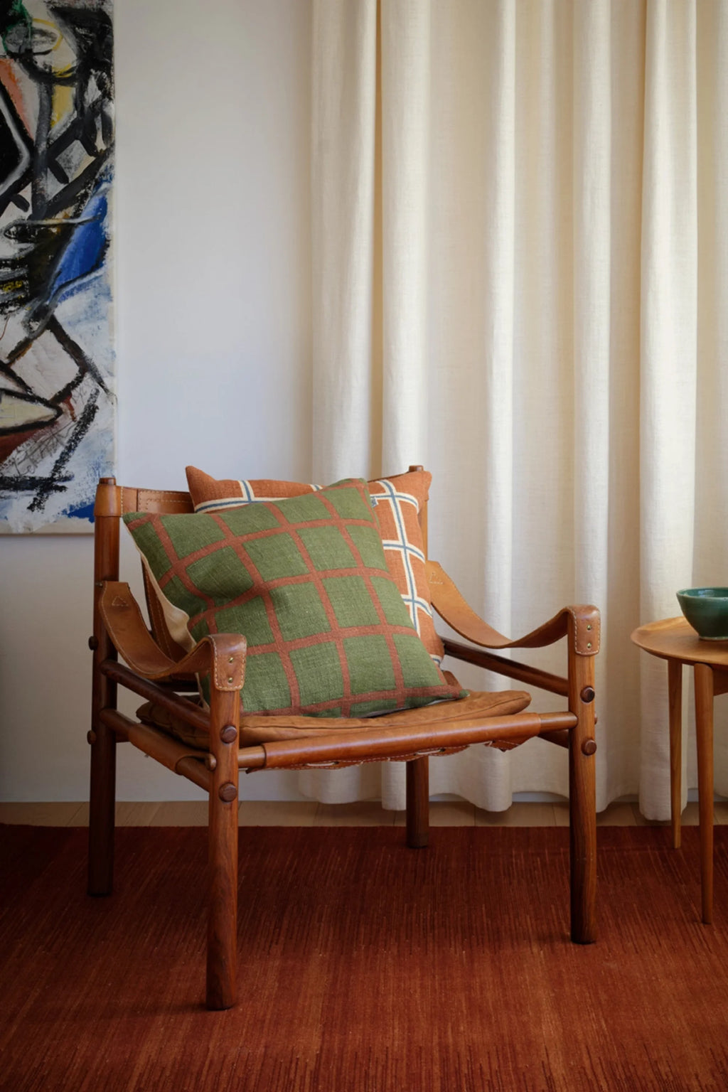 Raha Linen Throw Pillow