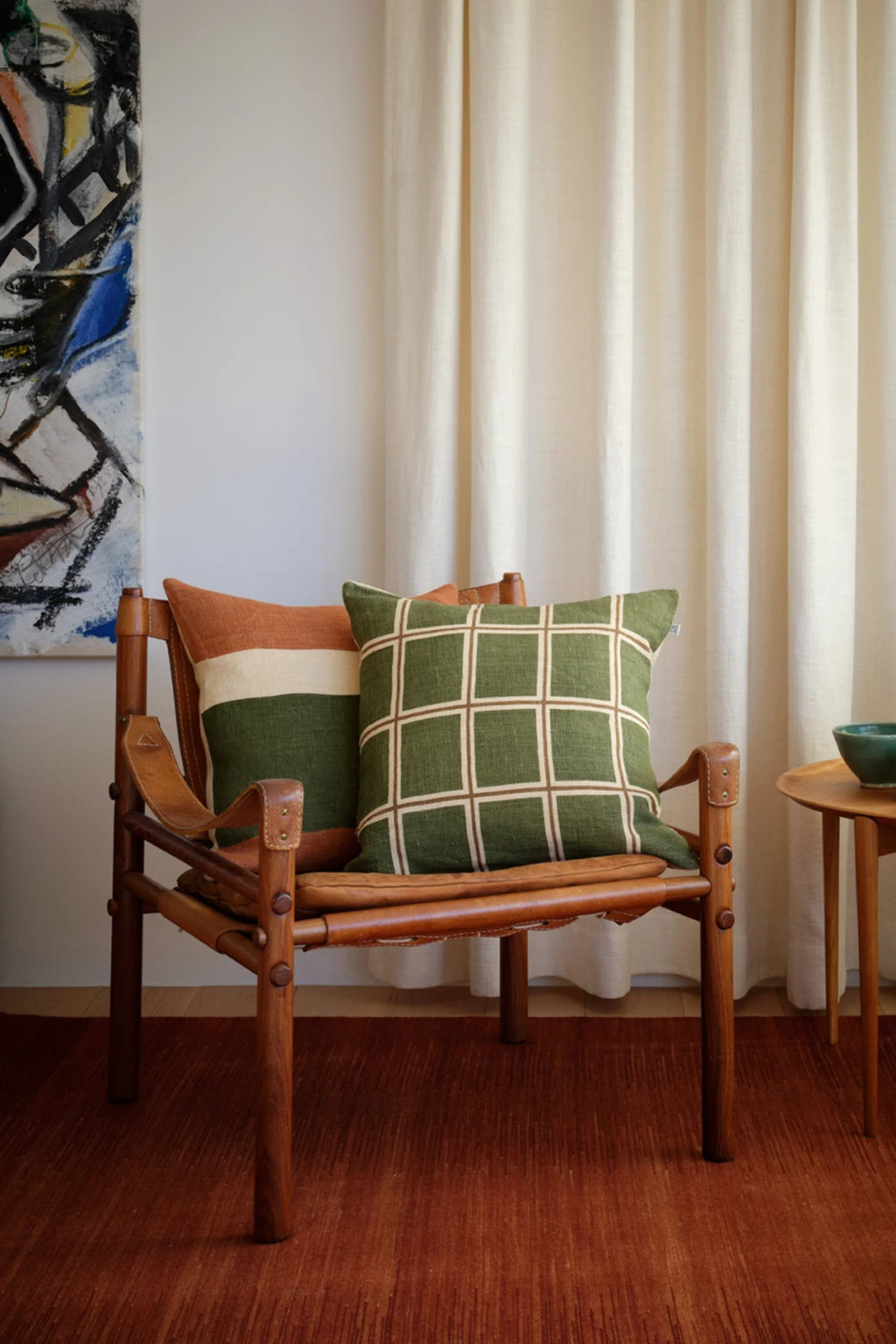 Raha Linen Throw Pillow