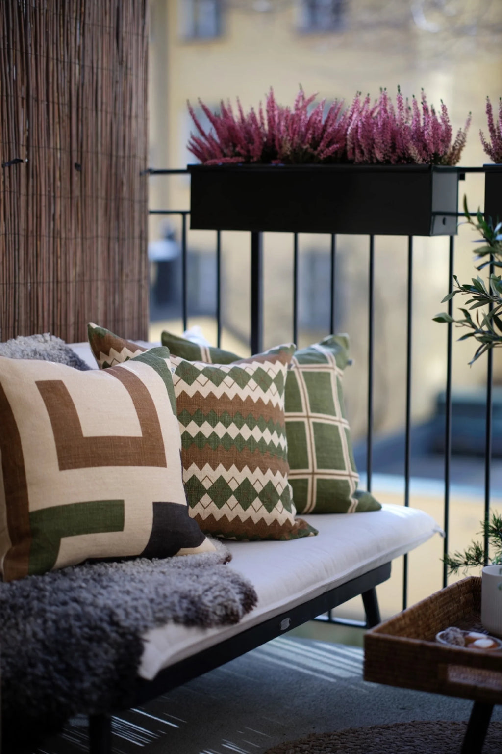 Raha Linen Throw Pillow