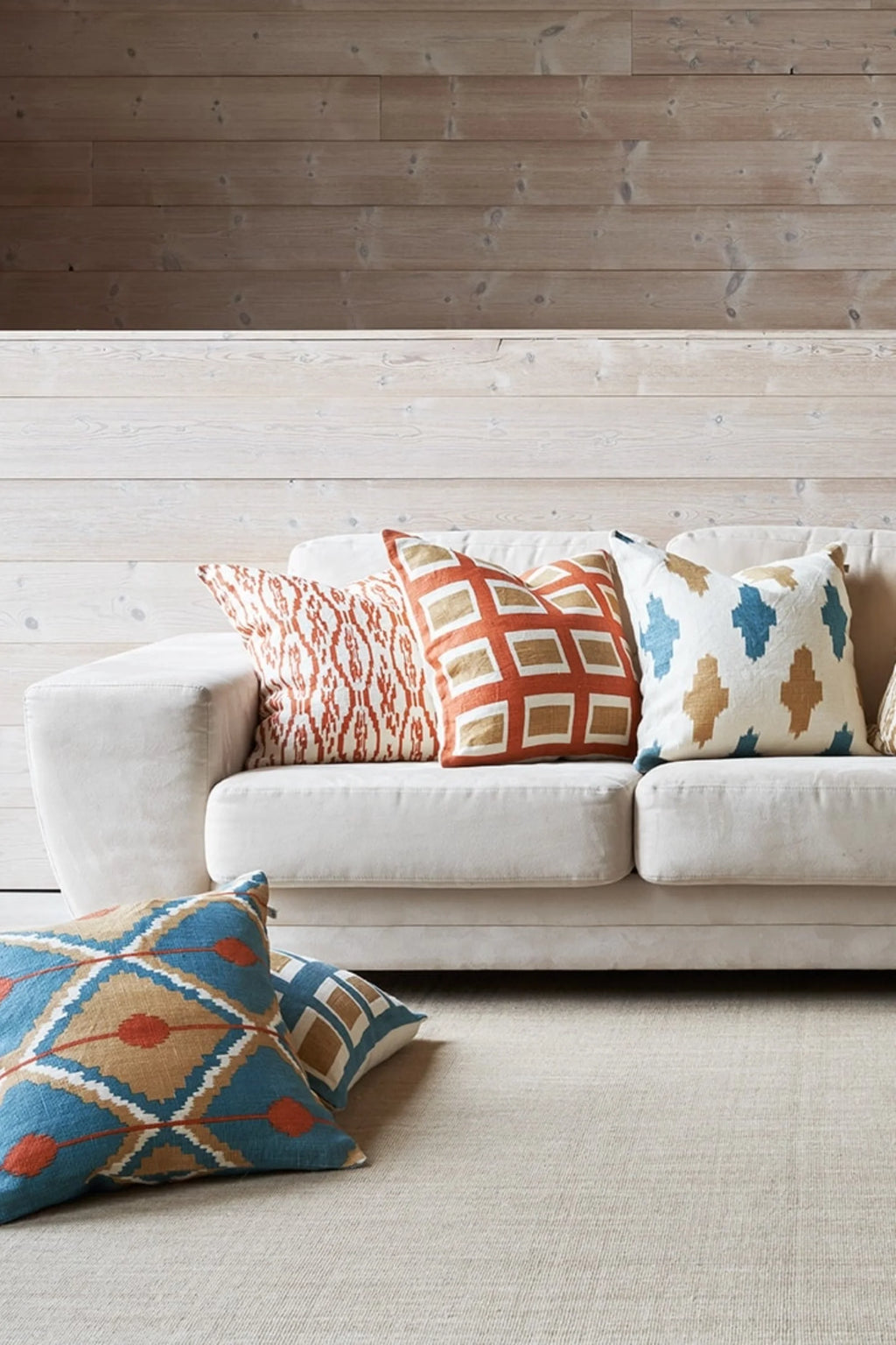 Ikat Agra Throw Pillow