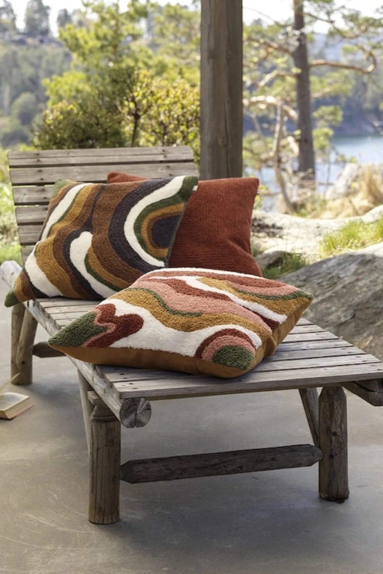 Decorative Sagar Boucle Cushion Pillow with a unique boucle texture