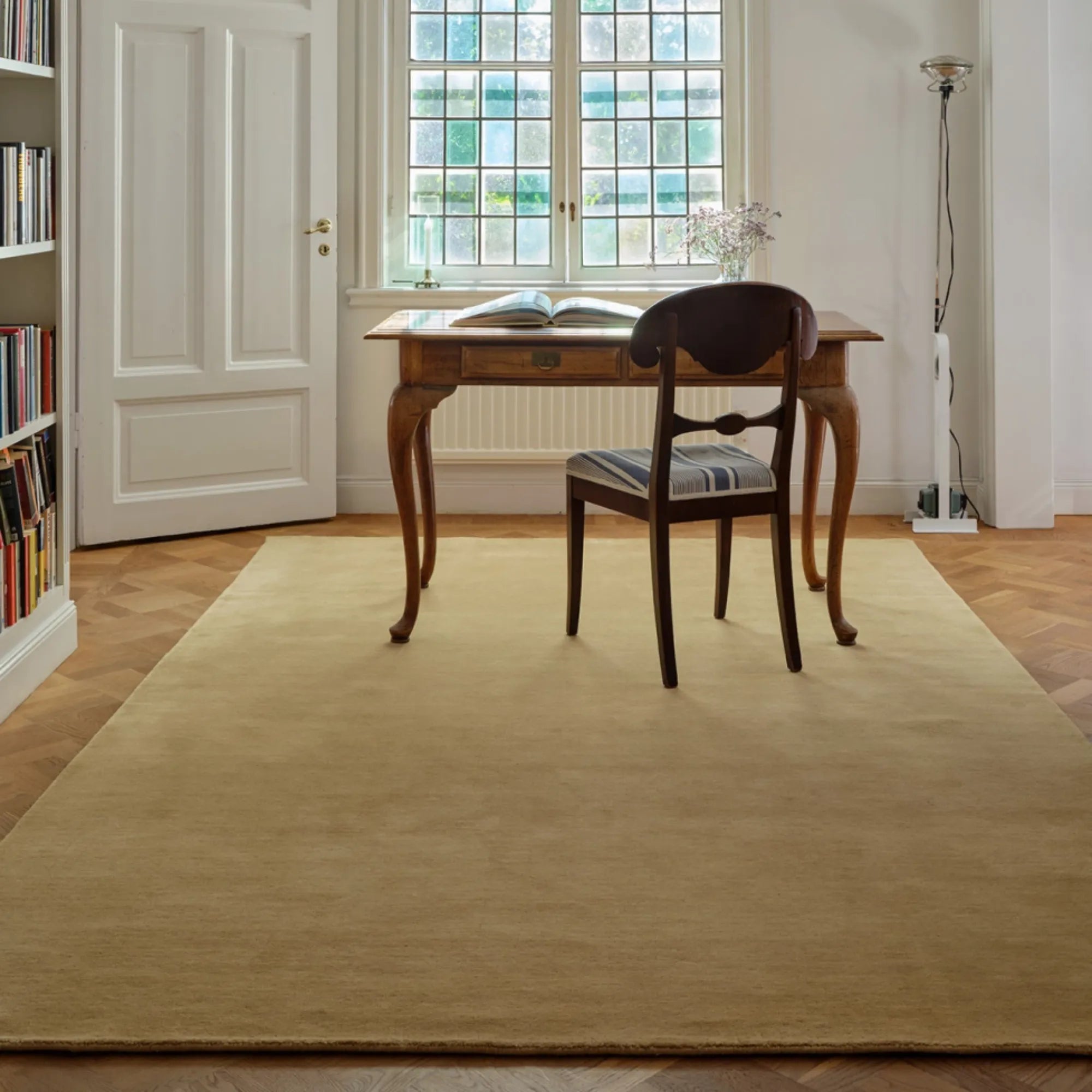 Handwoven Sana Wool Rug in a neutral color palette for cozy, stylish home decor