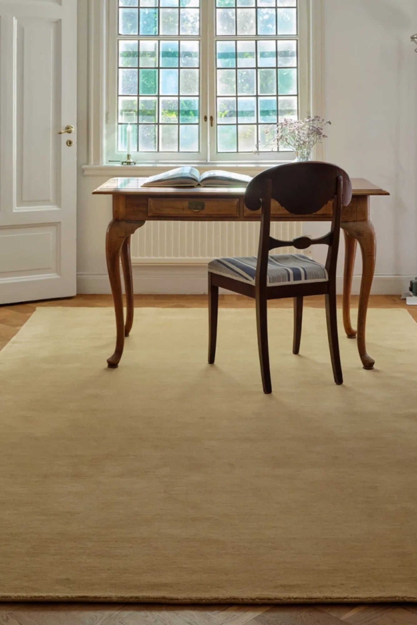 Handwoven Sana Wool Rug in a neutral color palette for cozy, stylish home decor
