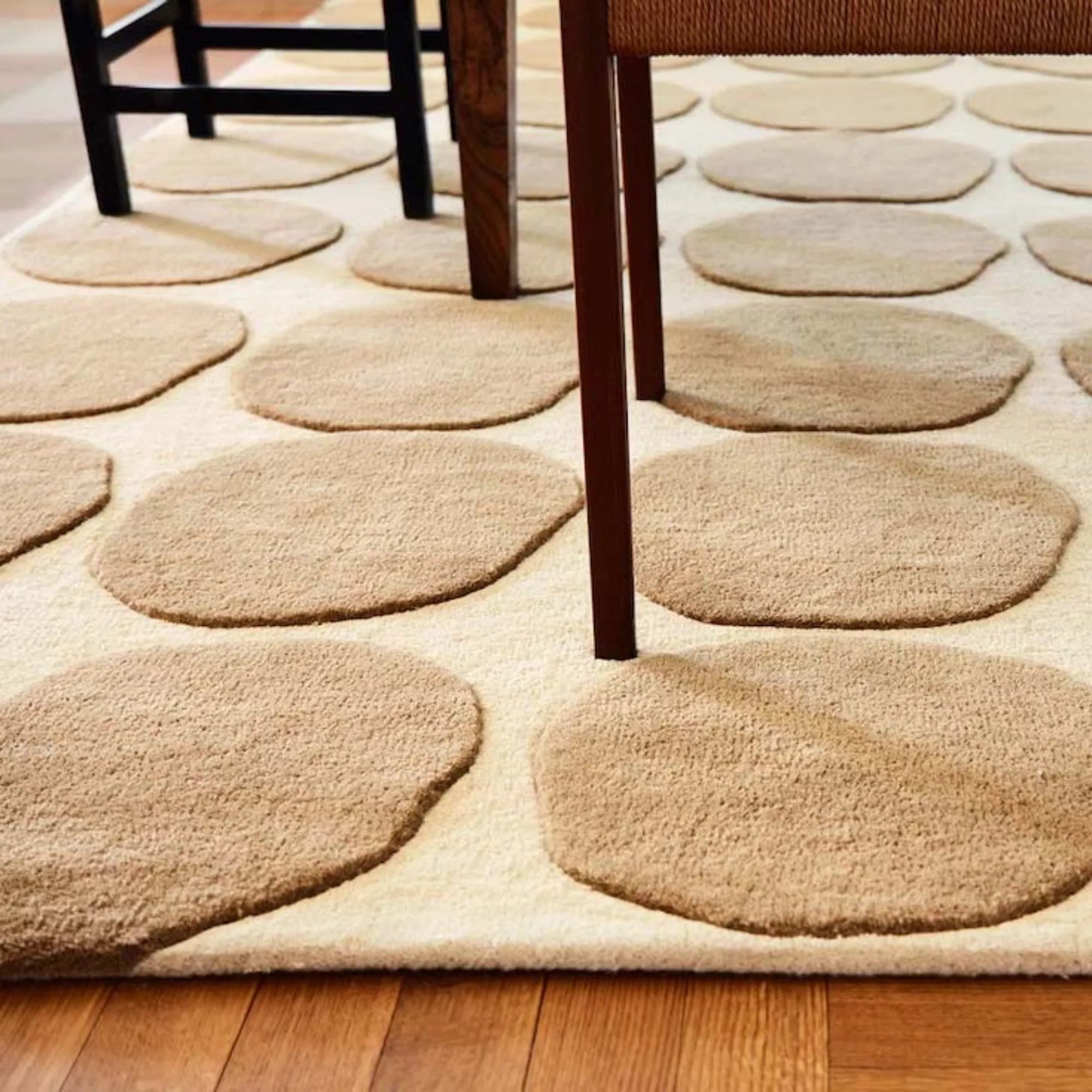 Chic Dots 2 Wool Rug adding warmth and comfort to any space