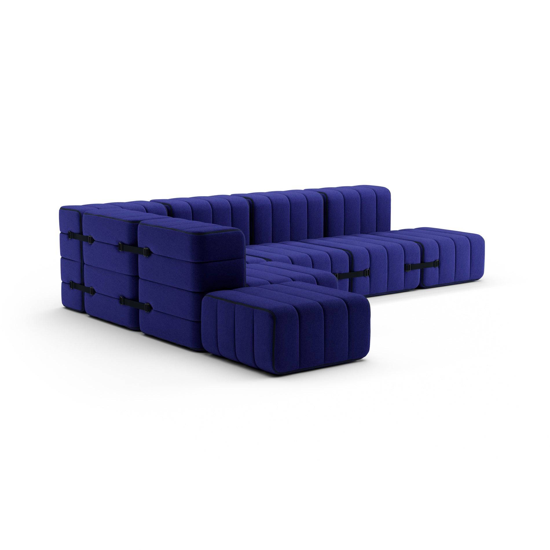 Curt Sofa System - Jet Blue Violett