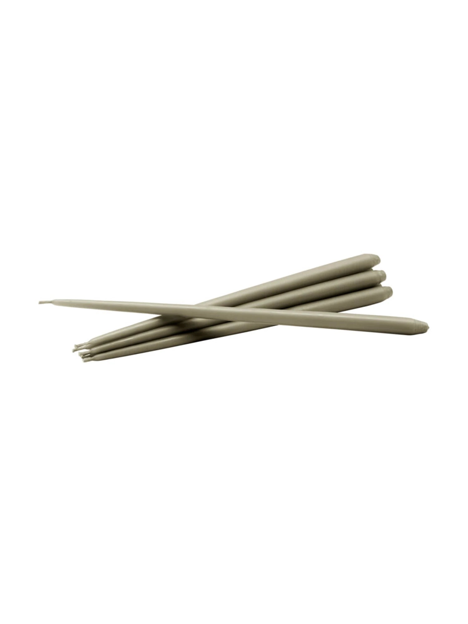 Set of 6 unscented taper candles ideal for dinner parties and home decor