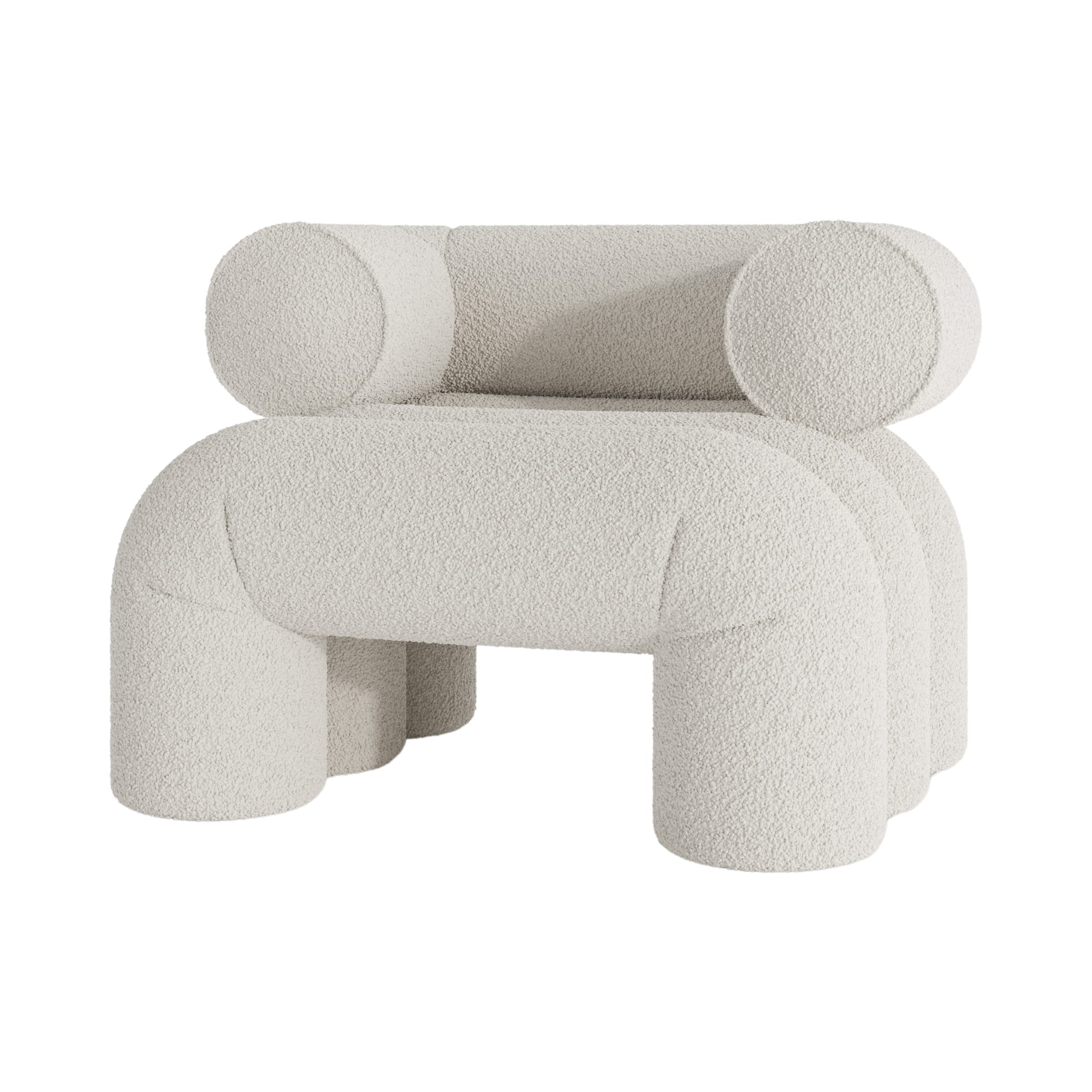 Aurora Lounge Chair in gray, perfect for modern living rooms
