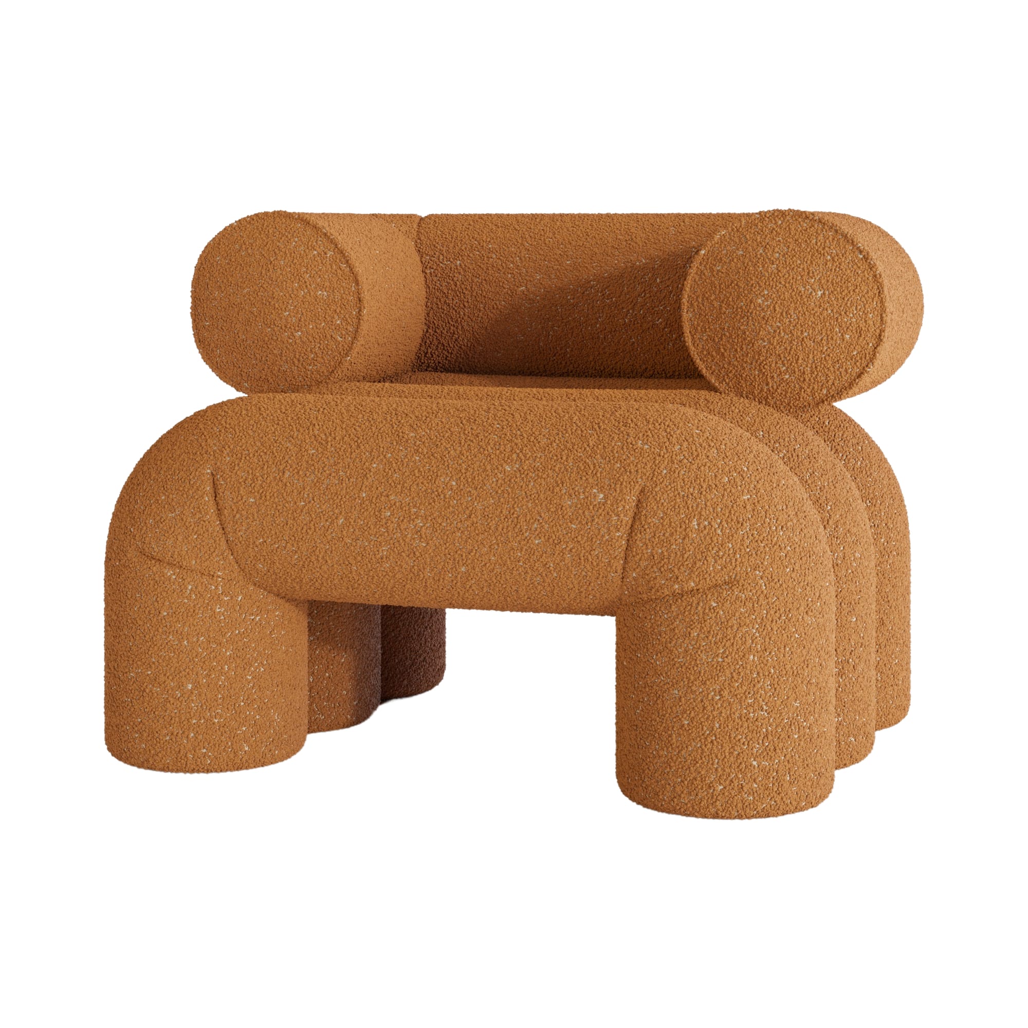 Aurora Lounge Chair in light gray, perfect for contemporary home decor