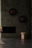 Big Foot Stool with extra-wide cushioned seat and sturdy wooden legs