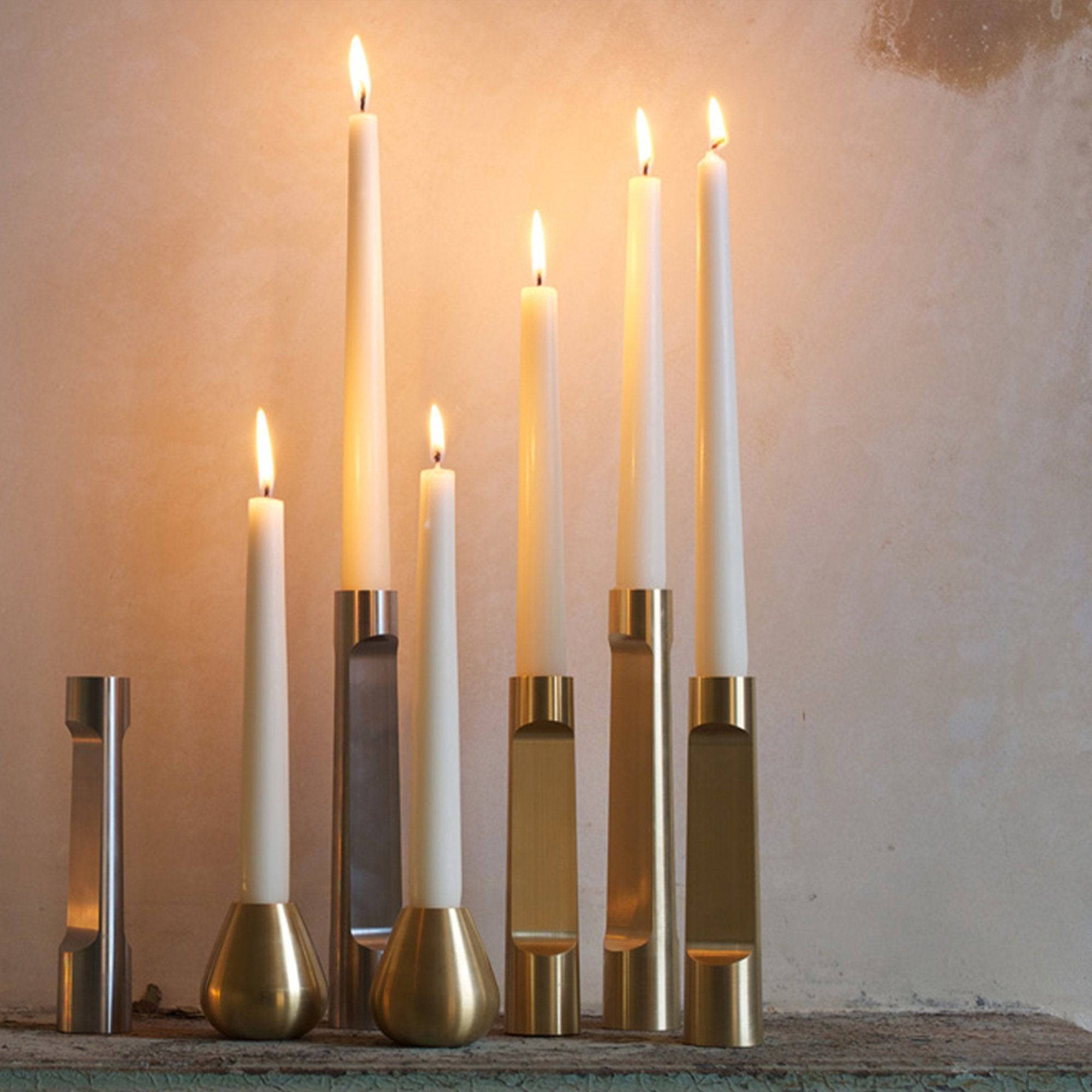 Industry Candlestick | Brass - THAT COOL LIVING