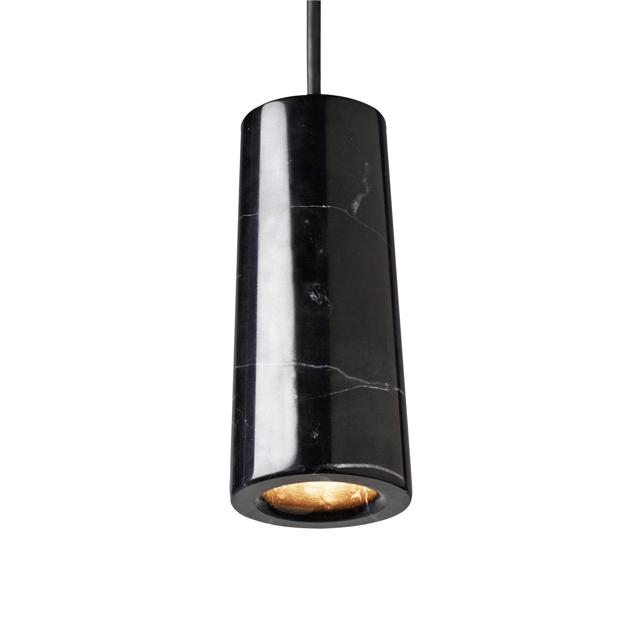 Single Core Pendant - Nero Marquina Marble - THAT COOL LIVING