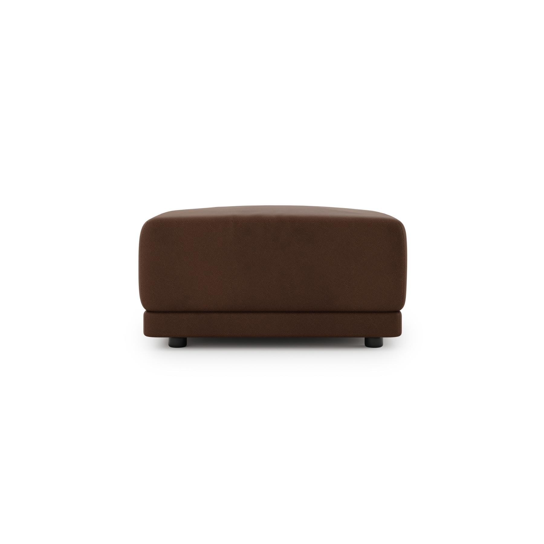 Kelston Ottoman | Leather - THAT COOL LIVING