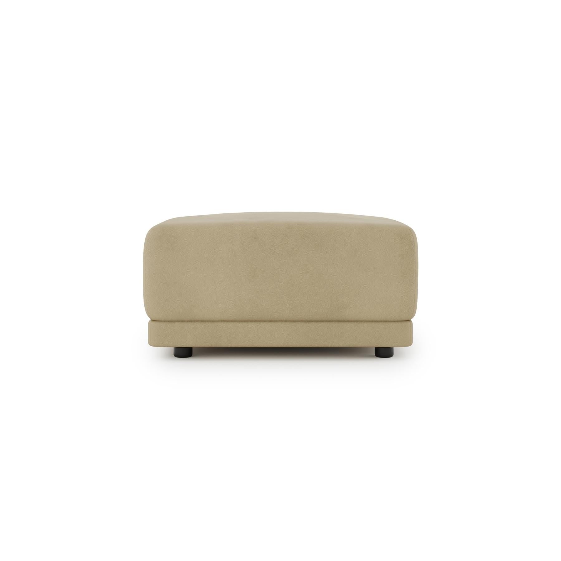 Kelston Ottoman | Leather - THAT COOL LIVING