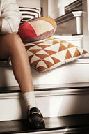 Elly Cushion - Mint & Dusty White - THAT COOL LIVING