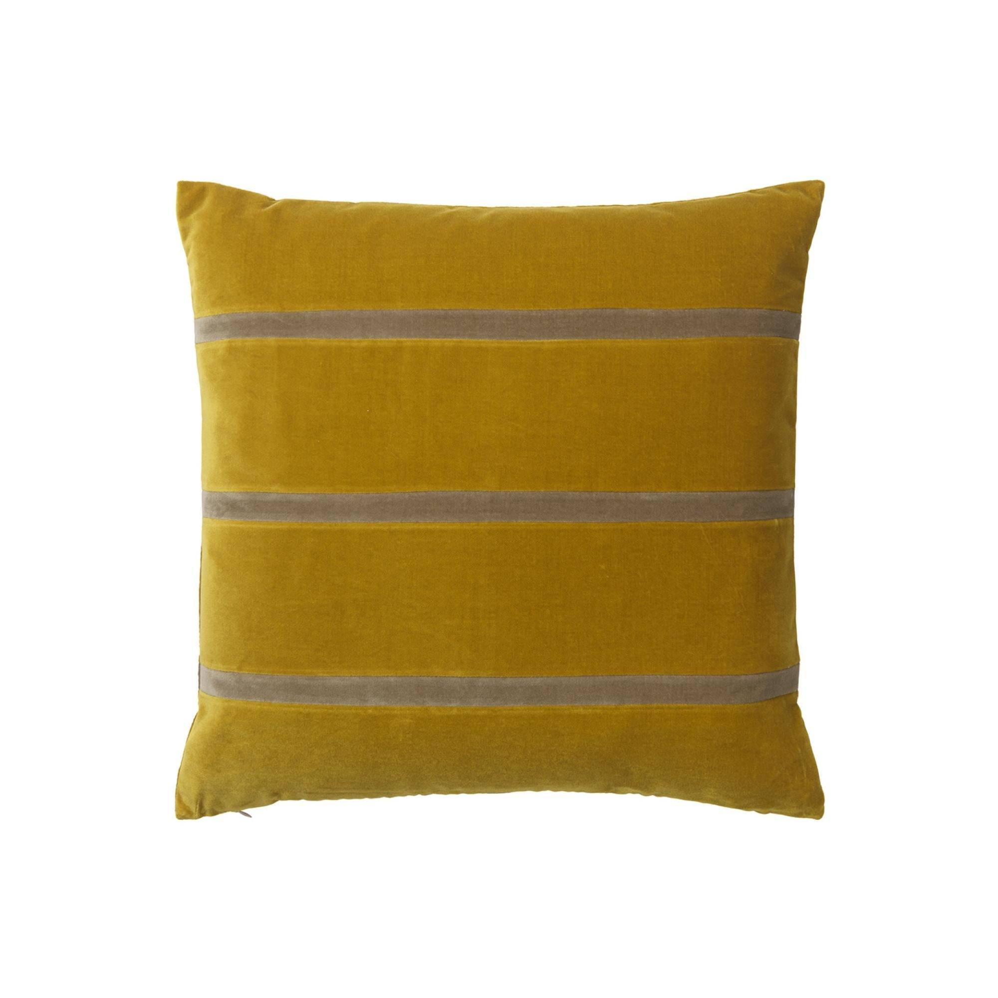 Gemma Cushion - Golden Olive & Taupe - THAT COOL LIVING