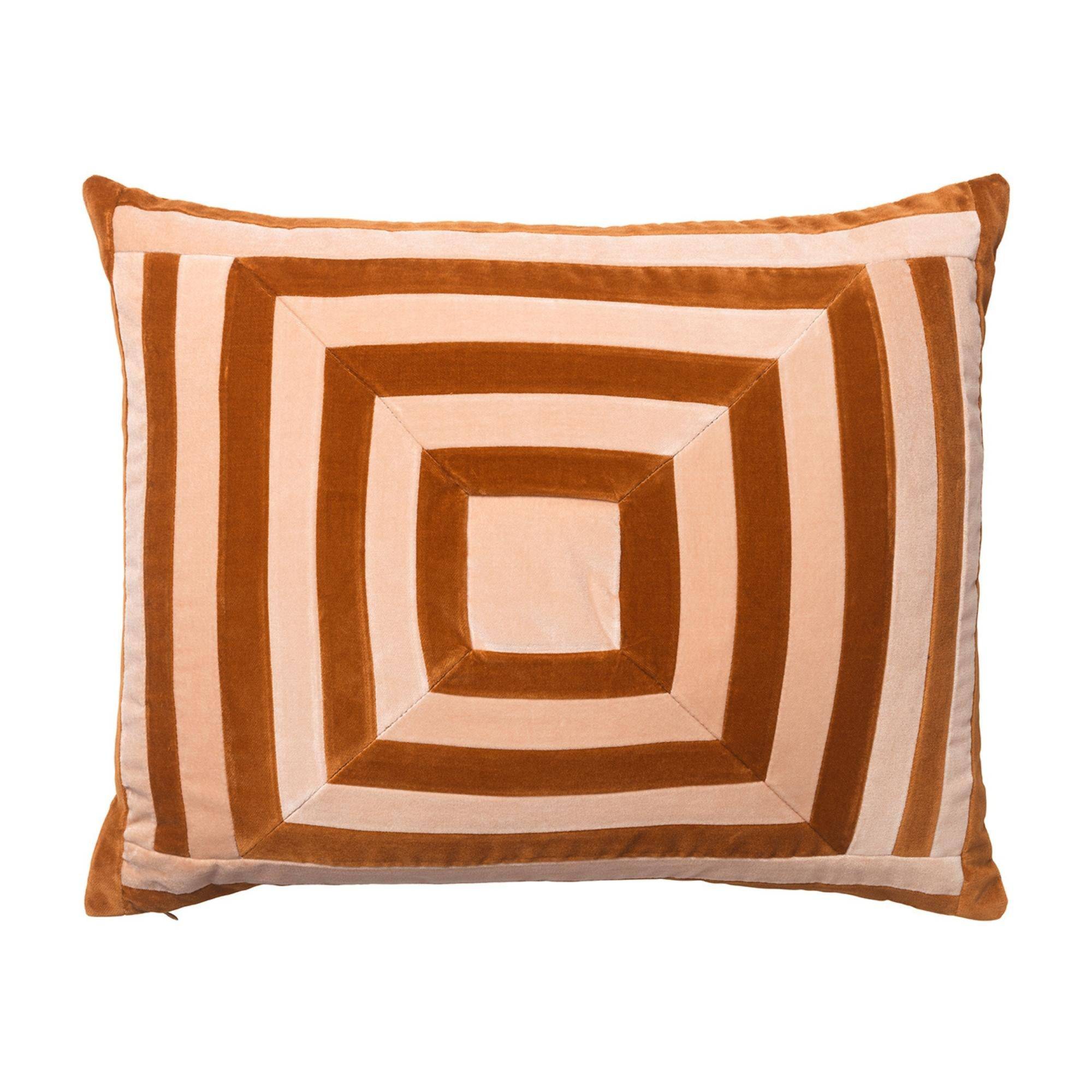 Lucy Cushion - Plaster & Burnt Orange - THAT COOL LIVING