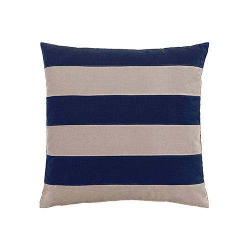 Stripe Cushion - Dark Blue & Light Kit - THAT COOL LIVING