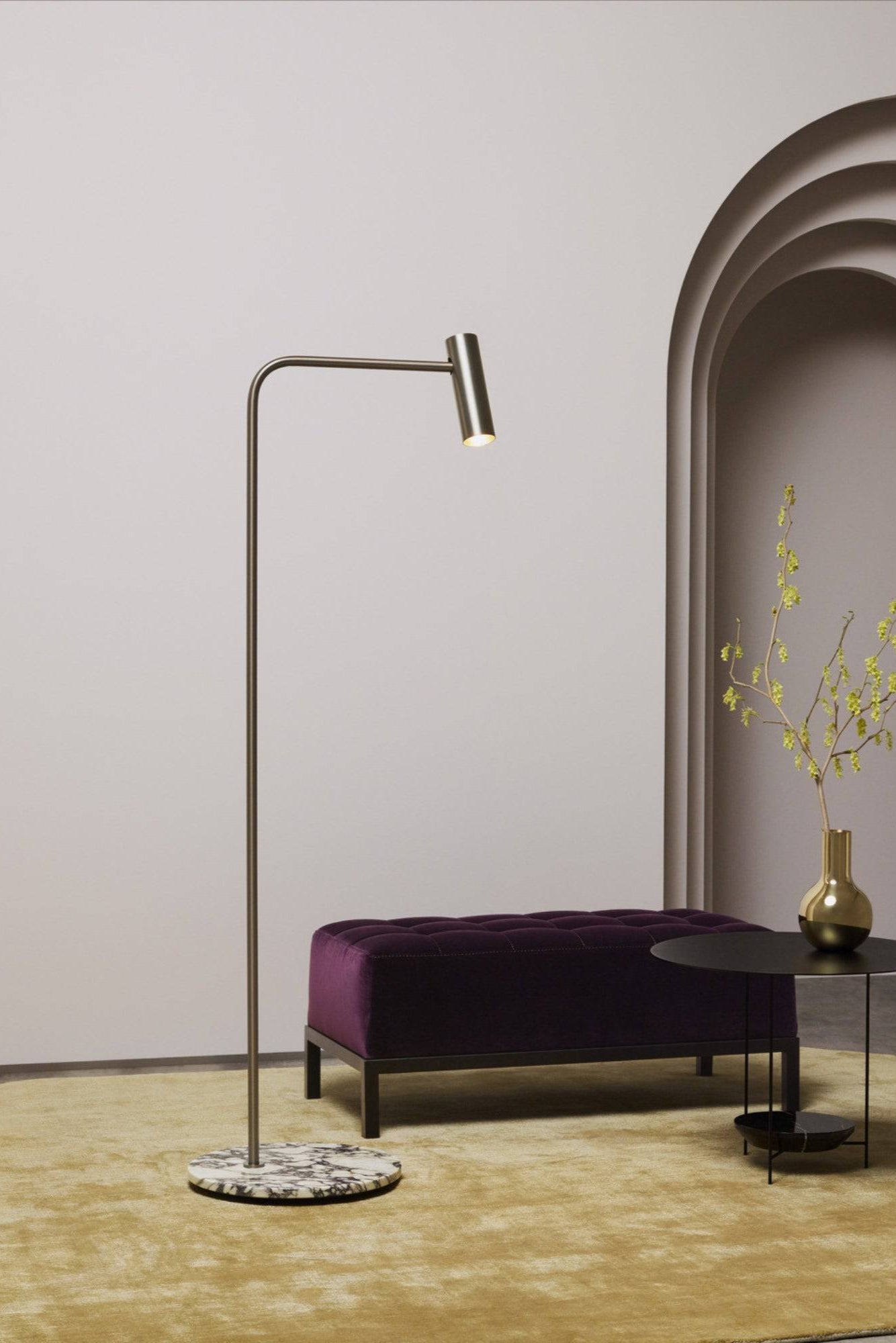 Heron Floor Lamp | Bronze by CTO Lighting - THAT COOL LIVING