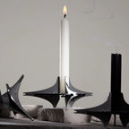  Detailed shot of the Nova Modular Candle Holder showcasing its intricate and modern design