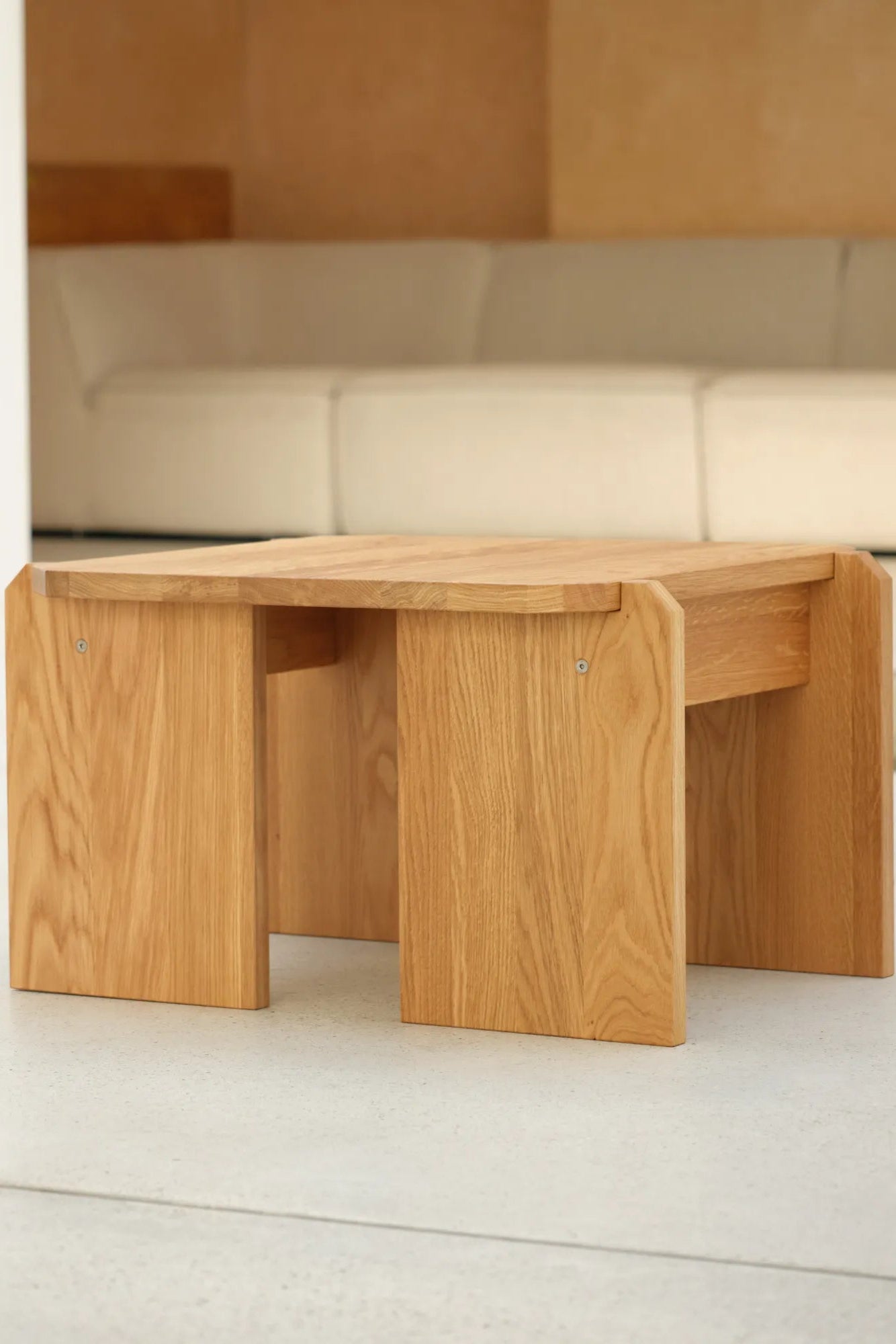 Stamped Coffee Table featuring a unique textured surface and contemporary style