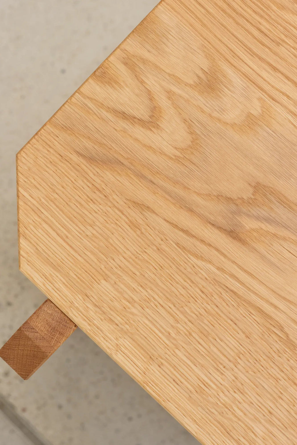 Modern and stylish Stamp Coffee Table with black metal frame and wooden top