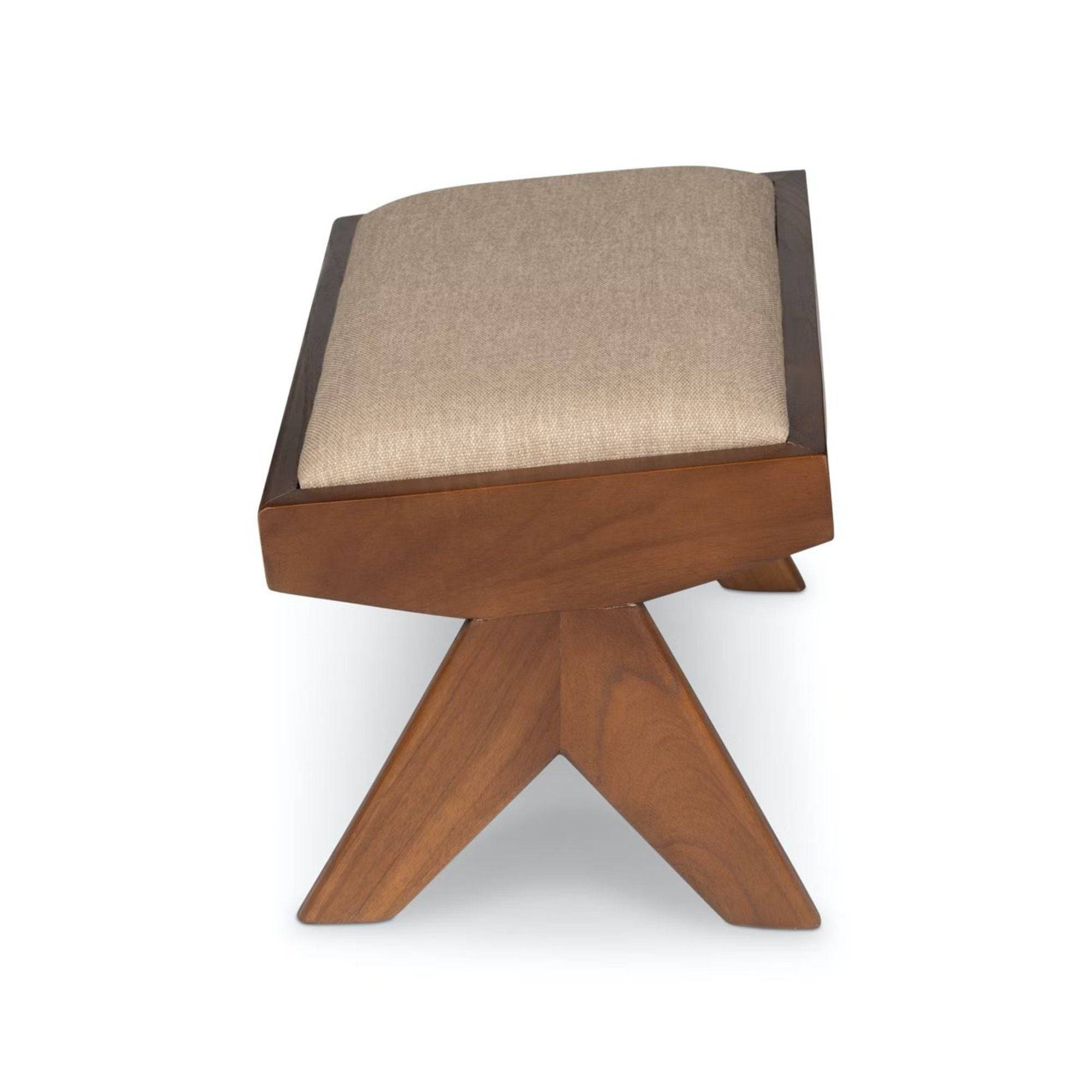 Upholstered Kangaroo Footstool - THAT COOL LIVING