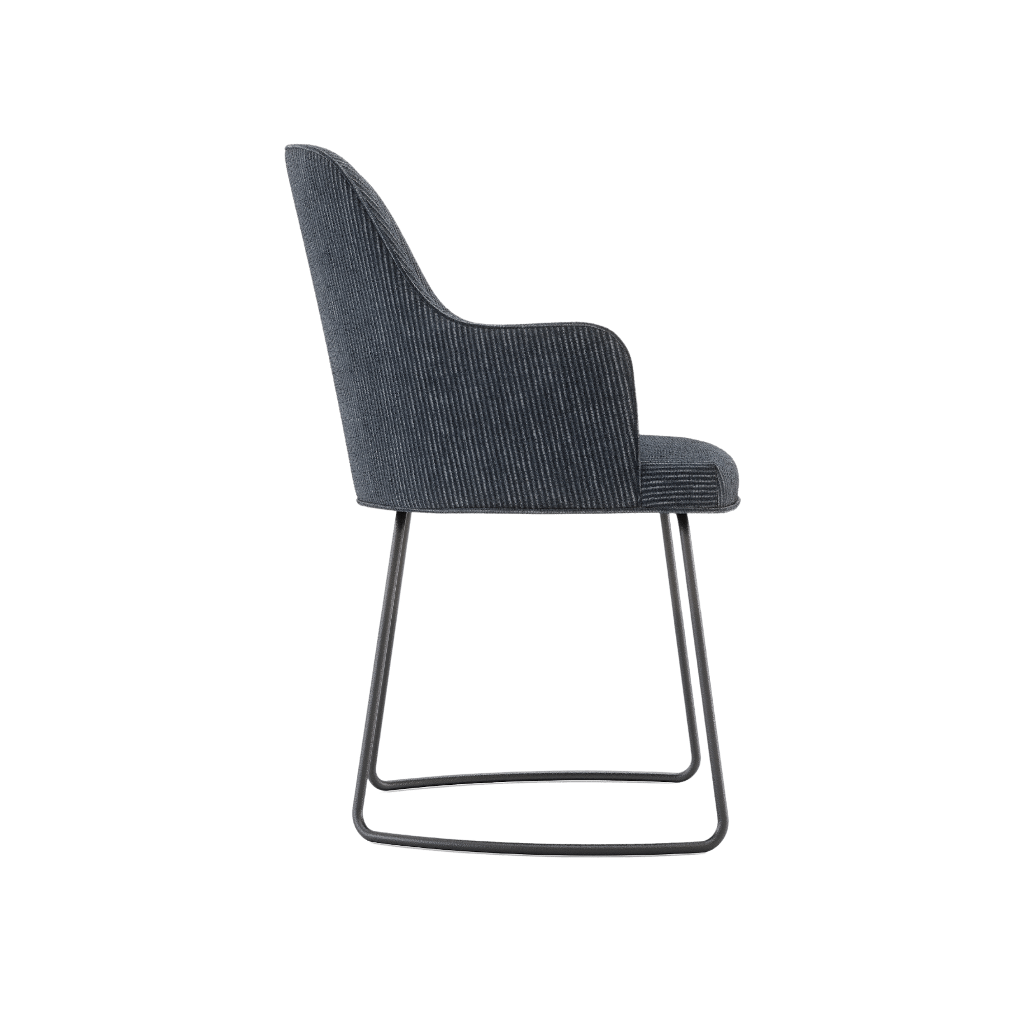 Anna Chair With Armrest - Metal