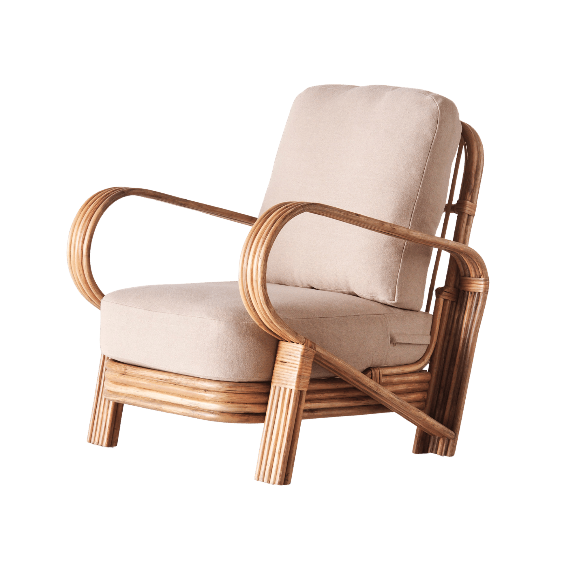Chaise longue en bambou 