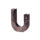 Arco Candle Holder Grey - Sculptural Marble Decor - Dusty Deco - THAT COOL LIVING