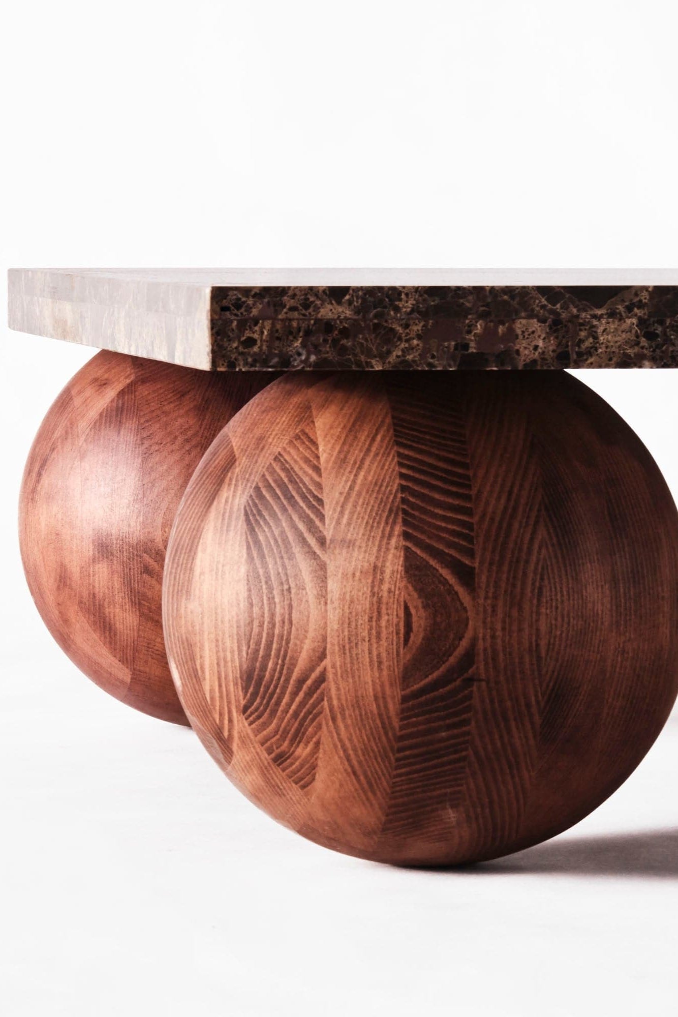 Sphere Square Sofa Table Dark Emperador by Dusty Deco - THAT COOL LIVING