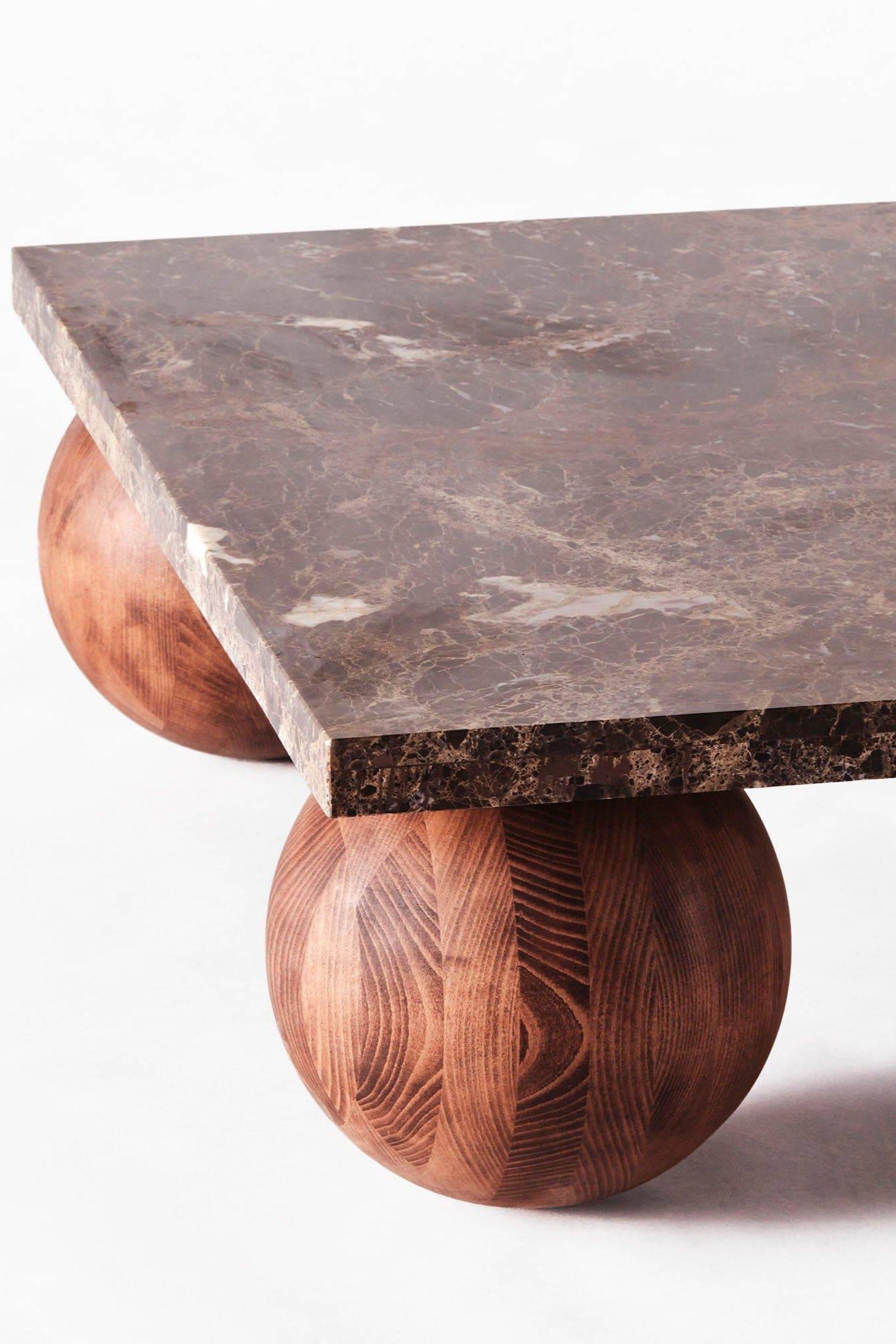 Sphere Square Sofa Table Dark Emperador by Dusty Deco - THAT COOL LIVING