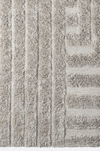 Shaggy Labyrinth Grey Rug - THAT COOL LIVING
