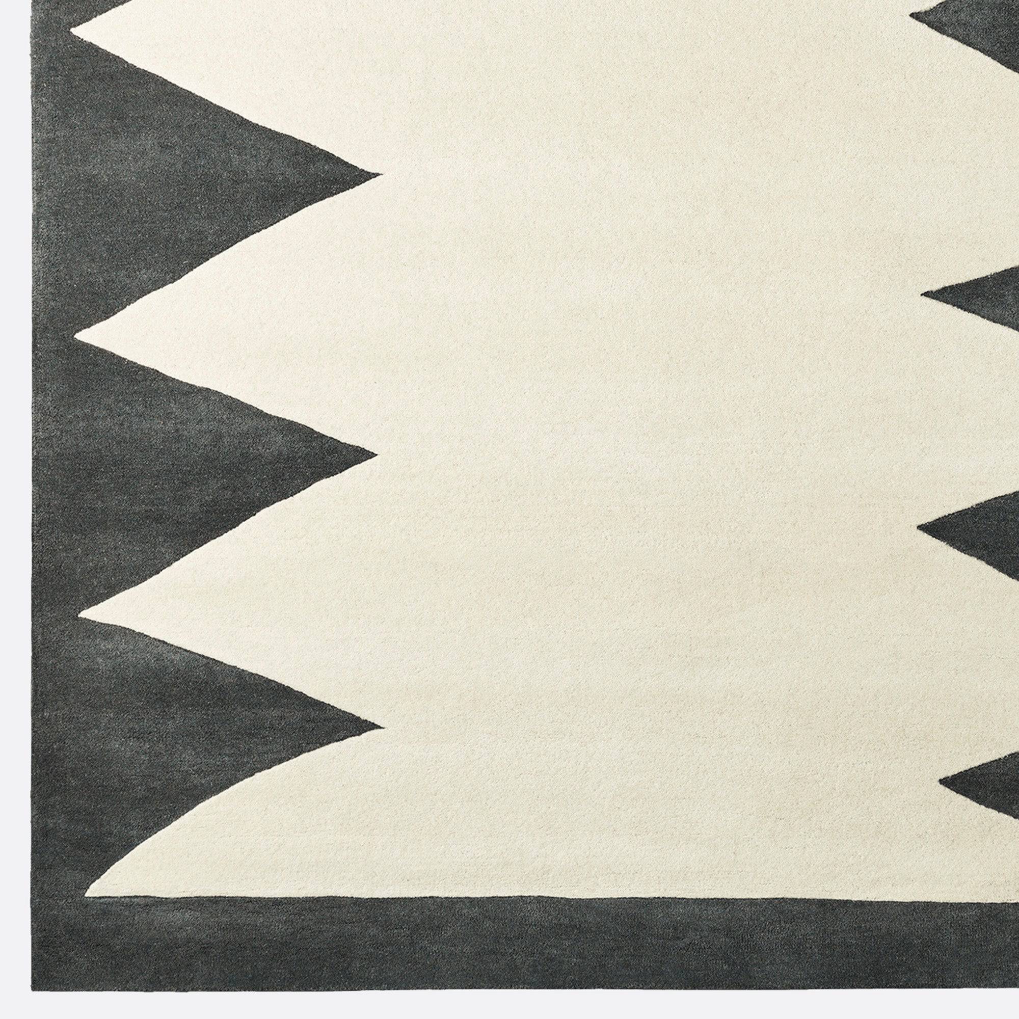 Zig Zag Anthracite Rug - THAT COOL LIVING
