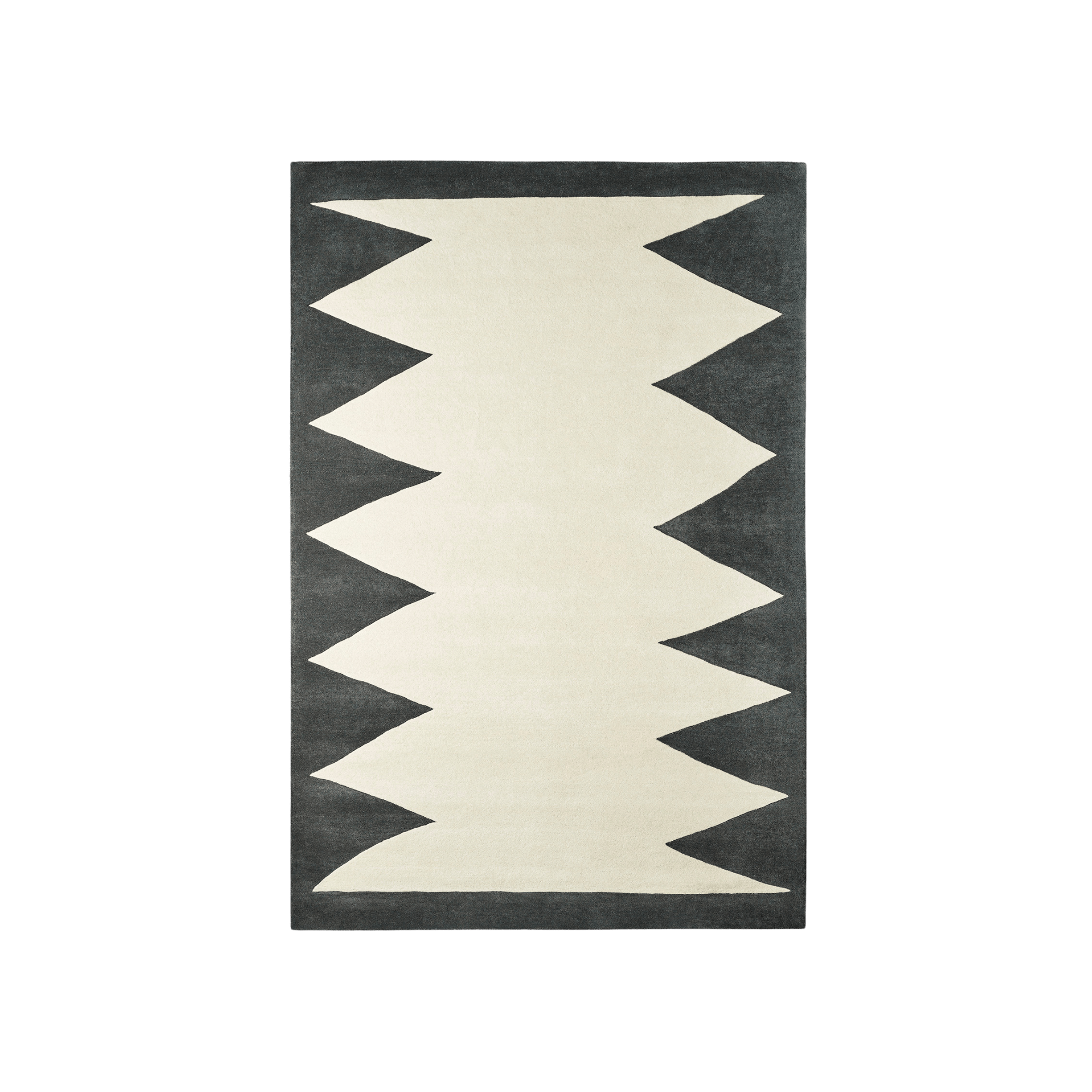 Zig Zag Anthracite Rug - THAT COOL LIVING