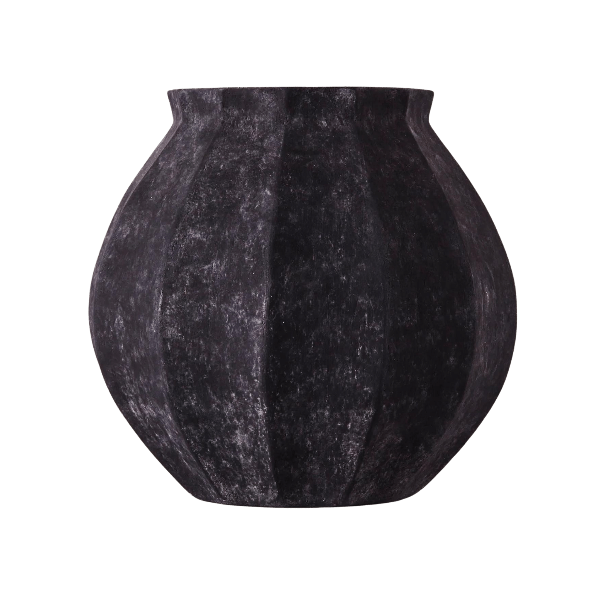 Wedges Vase Black - THAT COOL LIVING
