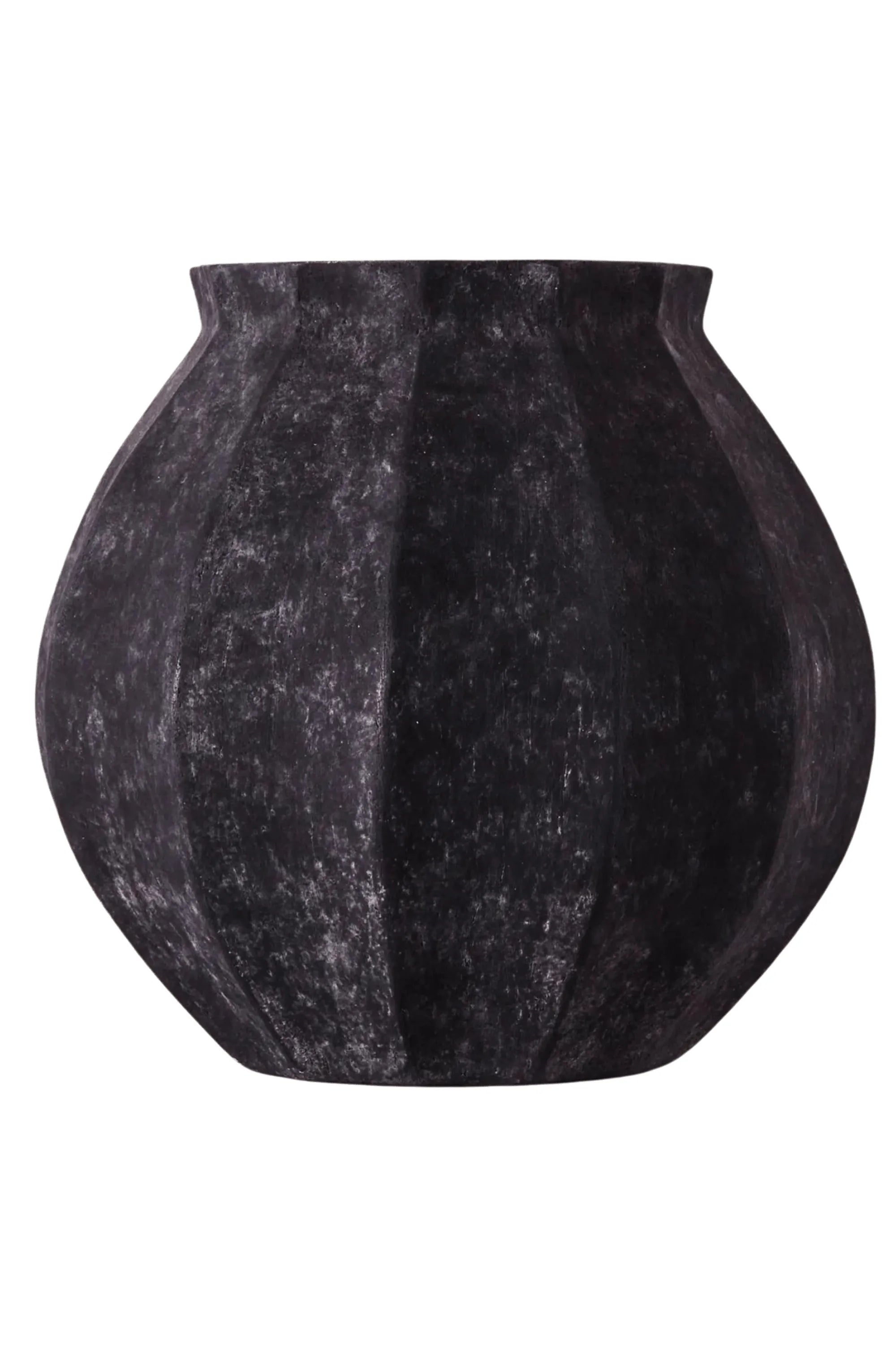 Wedges Vase Black