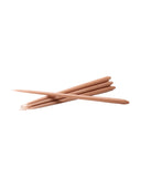 Set of 6 unscented taper candles ideal for dinner parties and home decor.