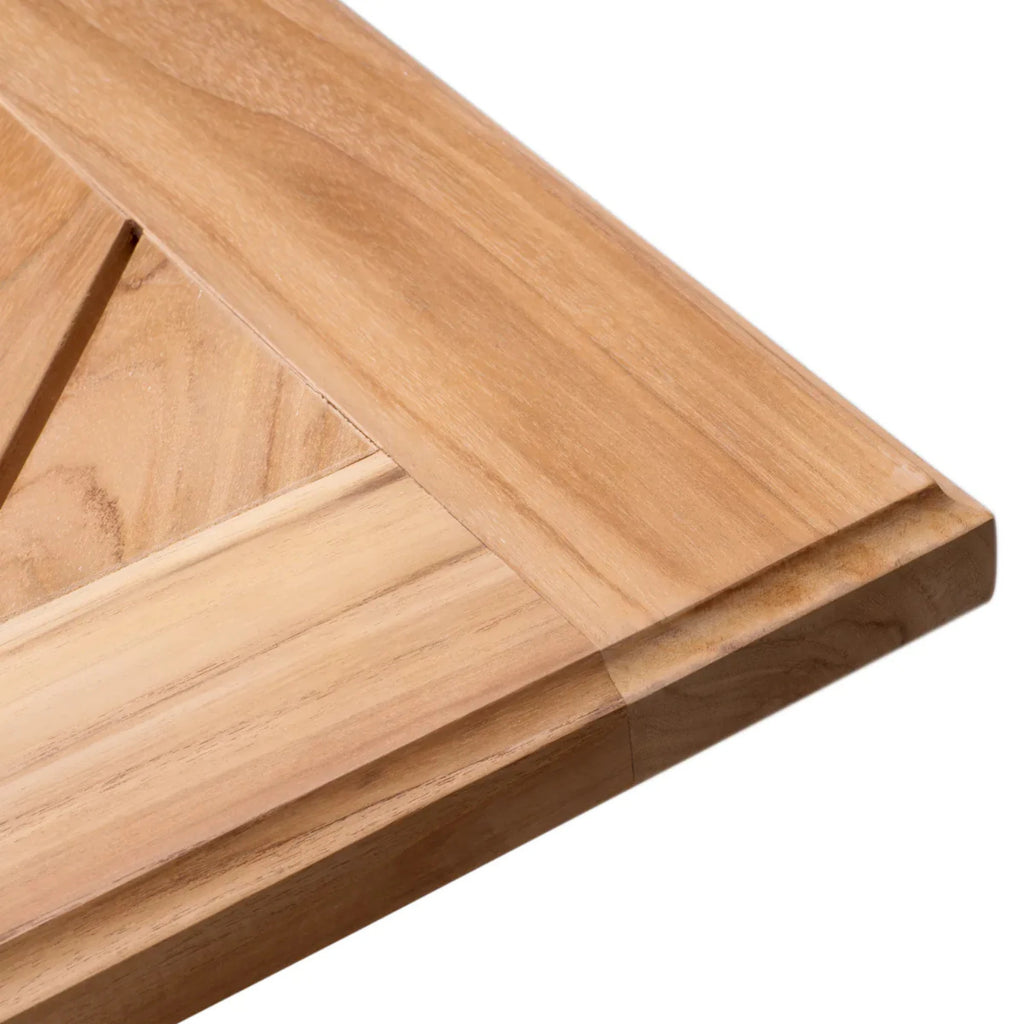 That Cool Living - Bell Rive Outdoor Dining Table – Natural Teak Outdoor Dining - Eichholtz