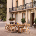 That Cool Living - Bell Rive Outdoor Dining Table – Natural Teak Outdoor Dining - Eichholtz