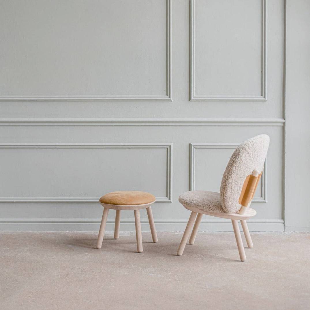 Naïve Ottoman | Leather - THAT COOL LIVING