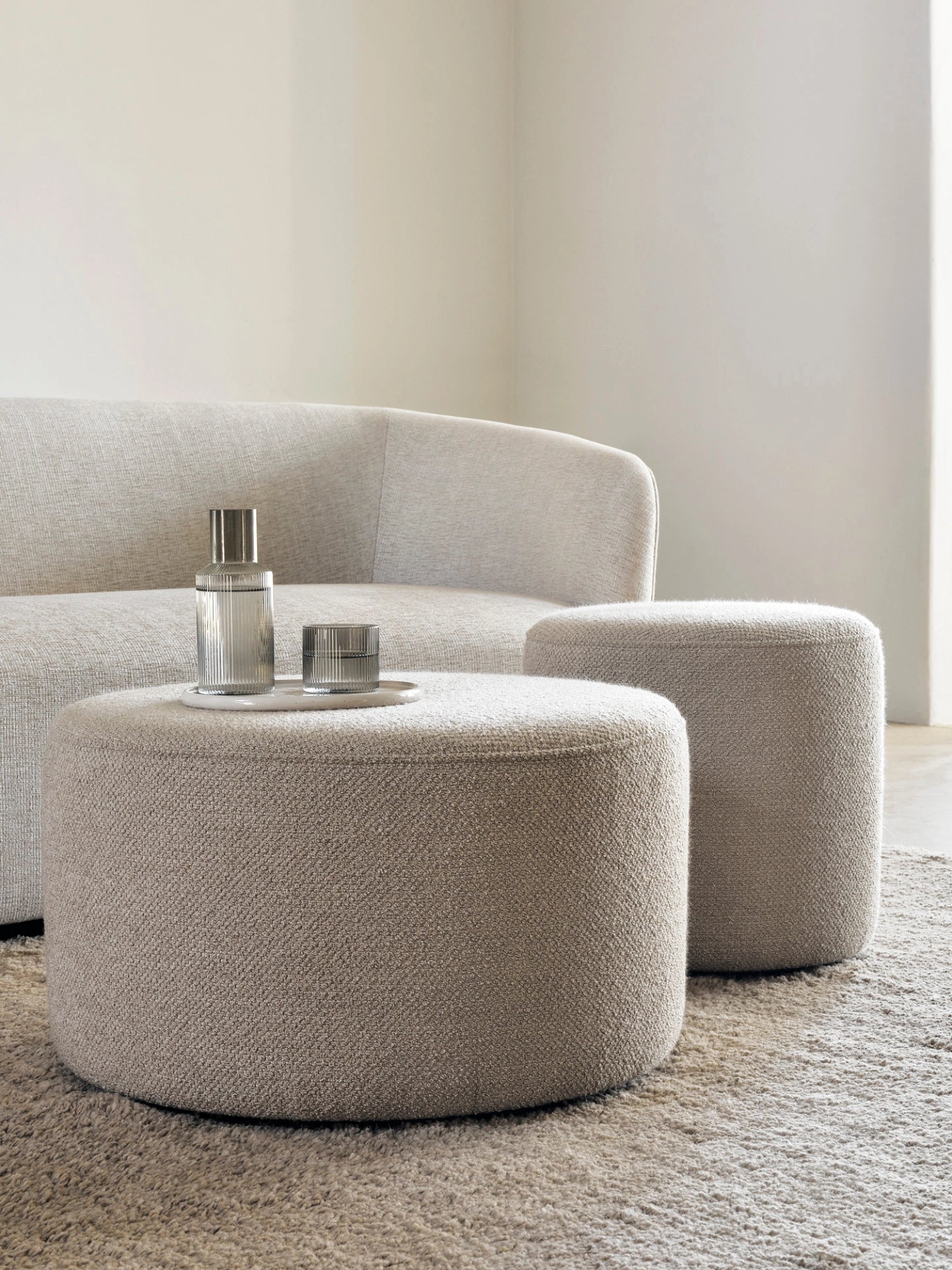 Barrow Pouf by Ethnicraft - THAT COOL LIVING