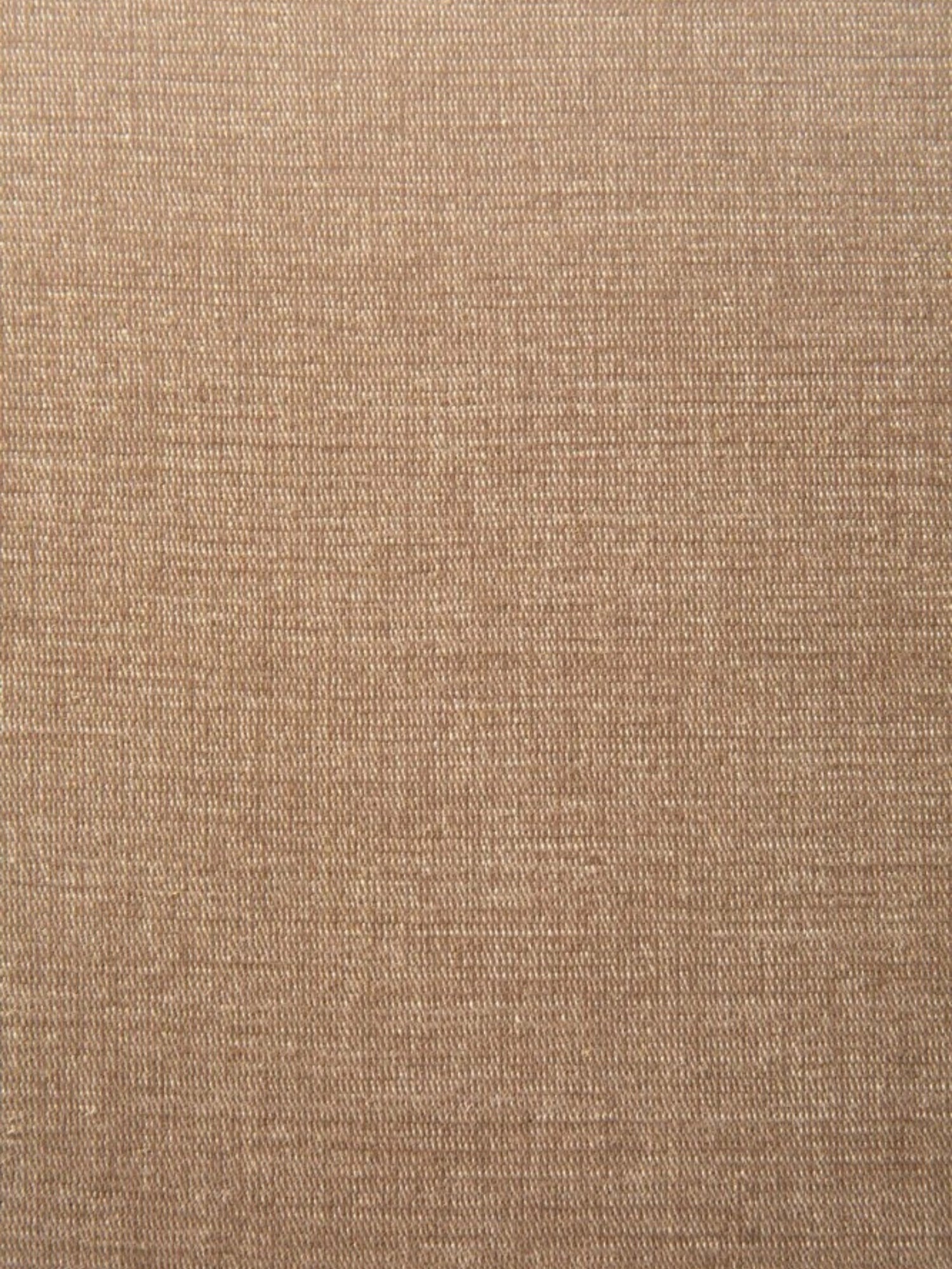 Ethnicraft Bulky Modular Sofa fabric swatch, a close-up texture shot of the durable, warm brown woven material. This rich, earthy tone and subtle pattern provide a luxurious and inviting feel for modern interiors.