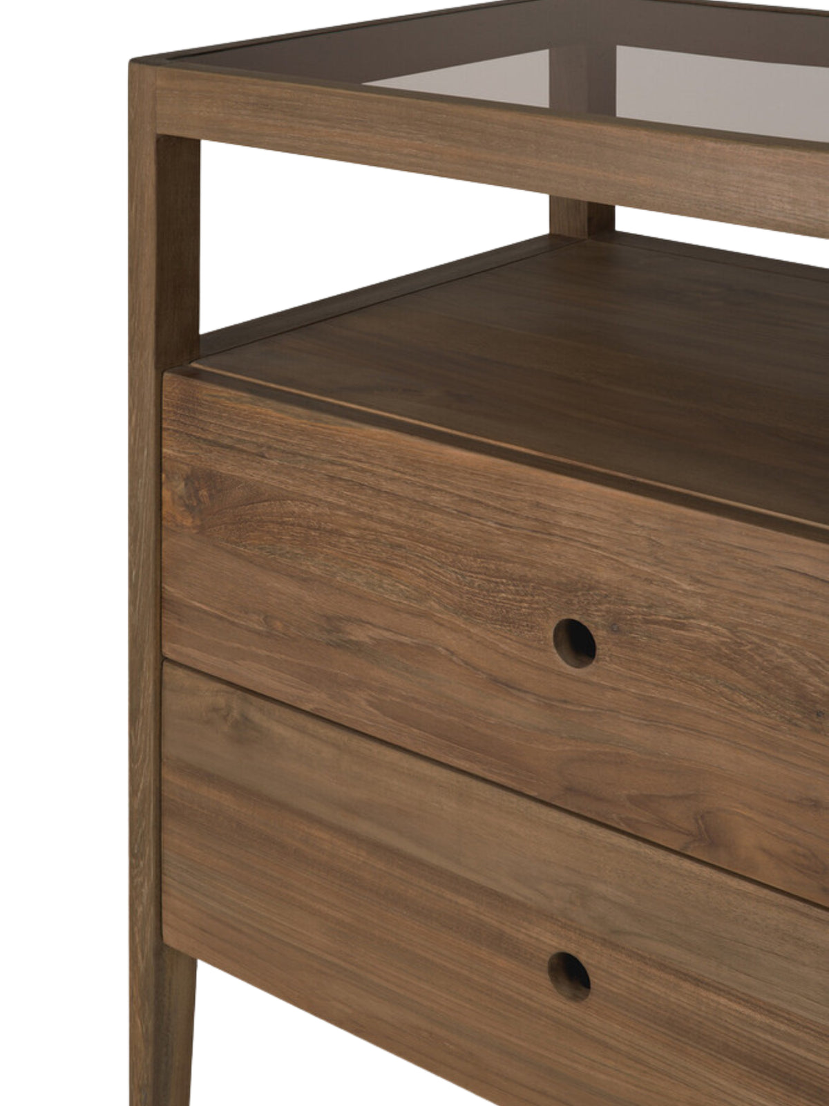 brown spindle dresser Traditional Vivienne 5-Drawer Solid Wood Dresser