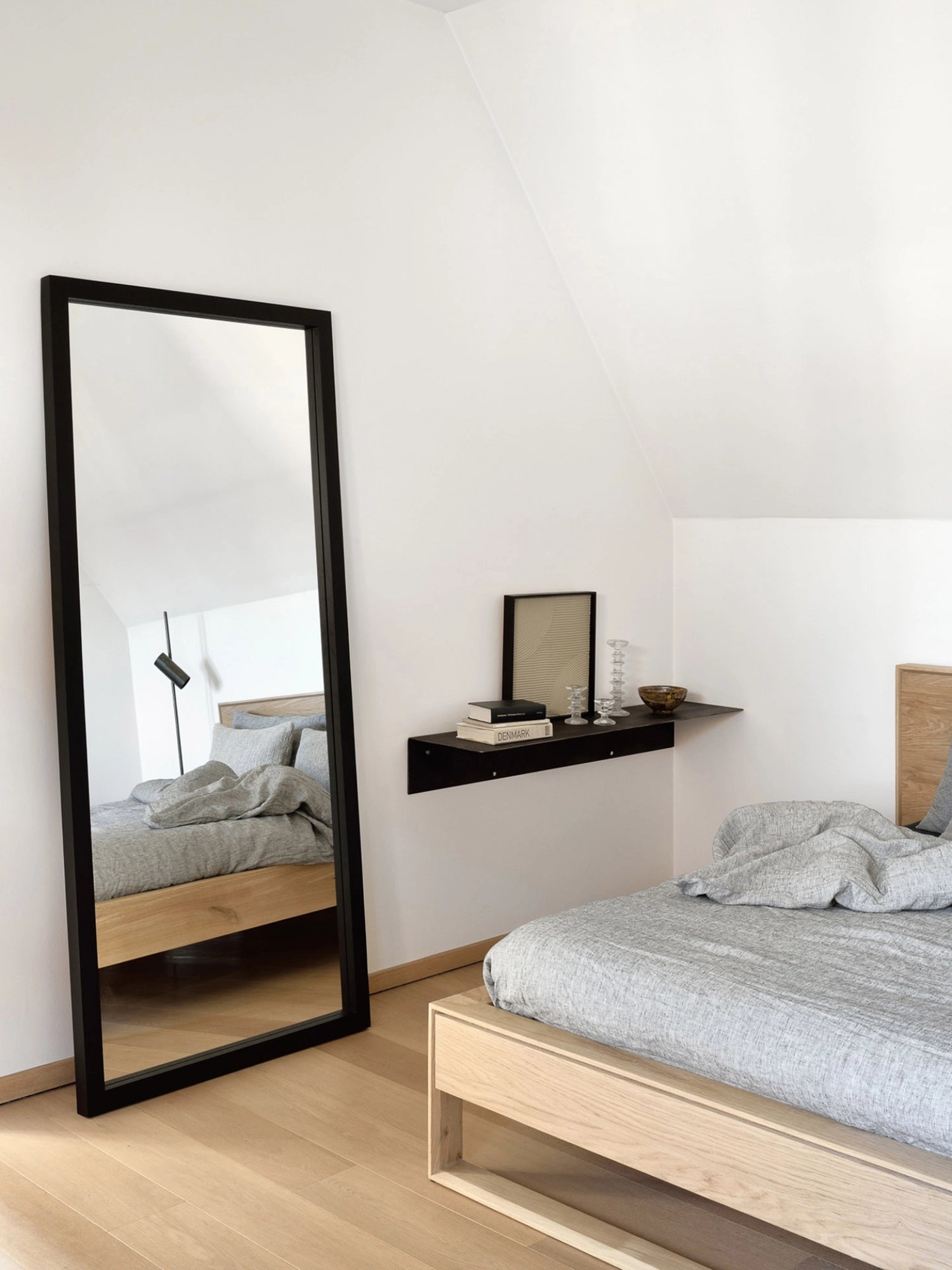 Light Frame Floor Mirror by Ethnicraft - THAT COOL LIVING