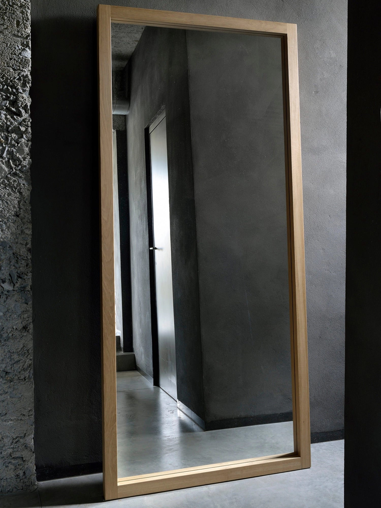 Light Frame Floor Mirror by Ethnicraft - THAT COOL LIVING