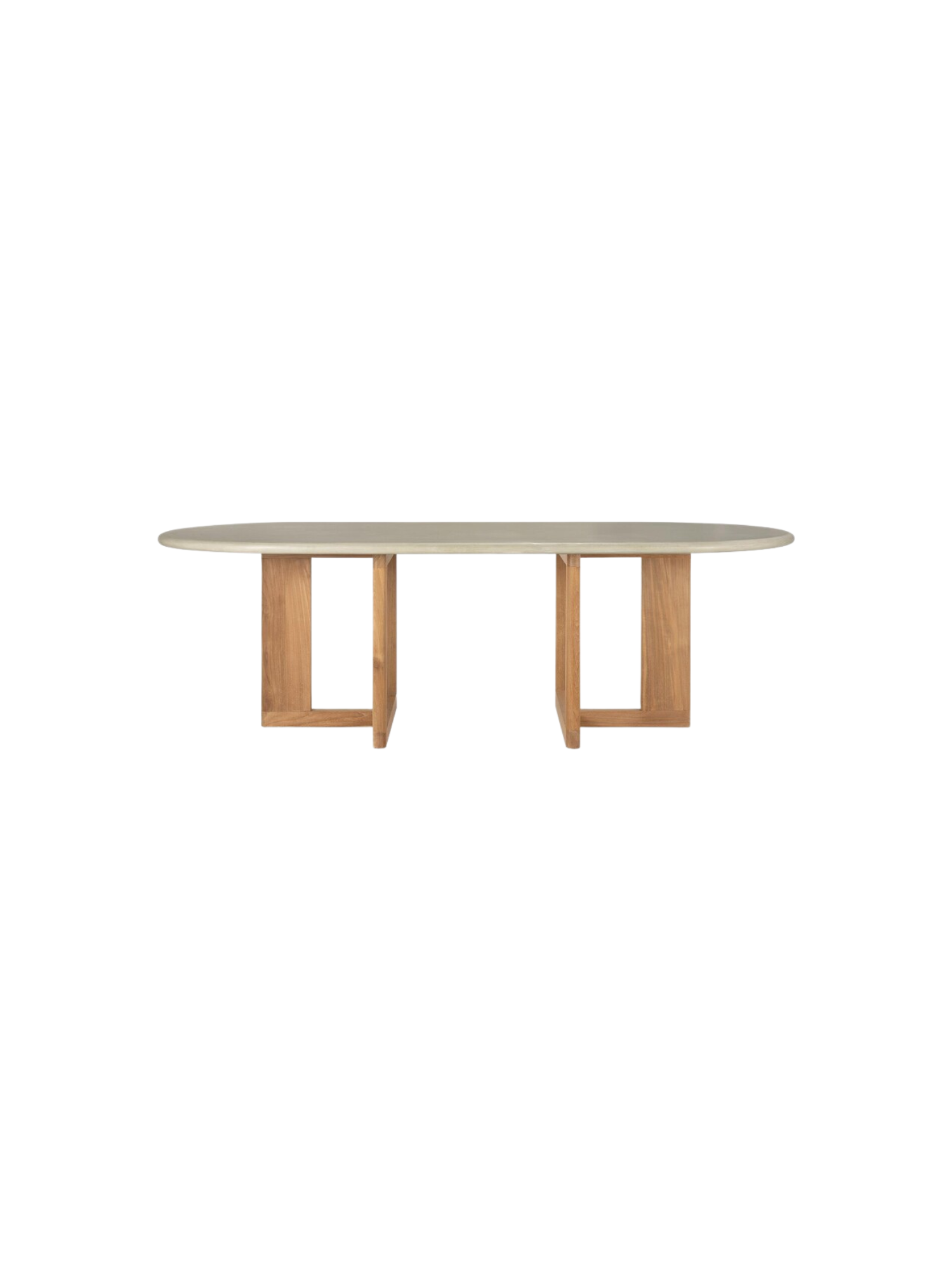 Trestle Outdoor Dining Table by Ethnicraft - THAT COOL LIVING