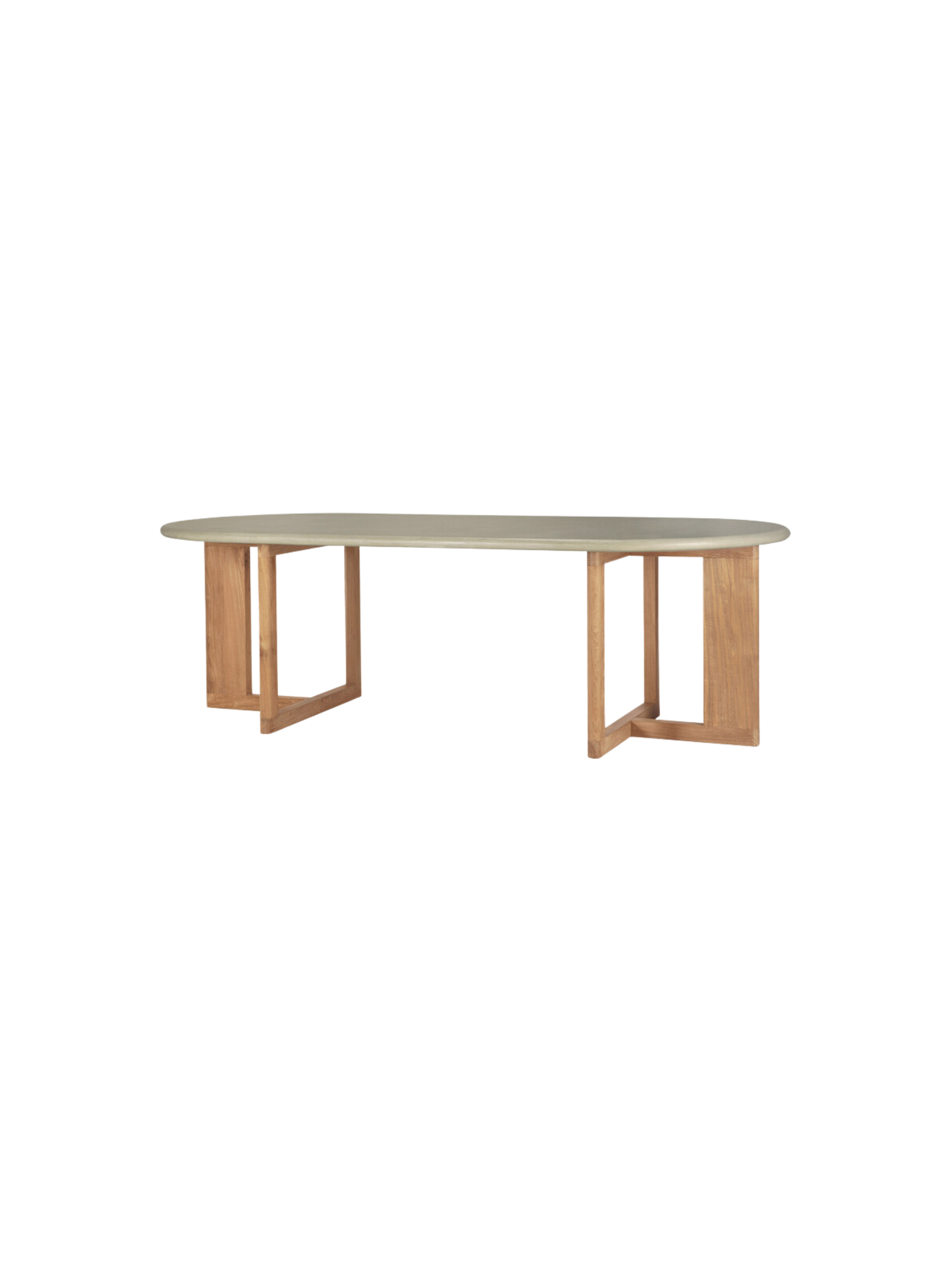 Trestle Outdoor Dining Table by Ethnicraft - THAT COOL LIVING